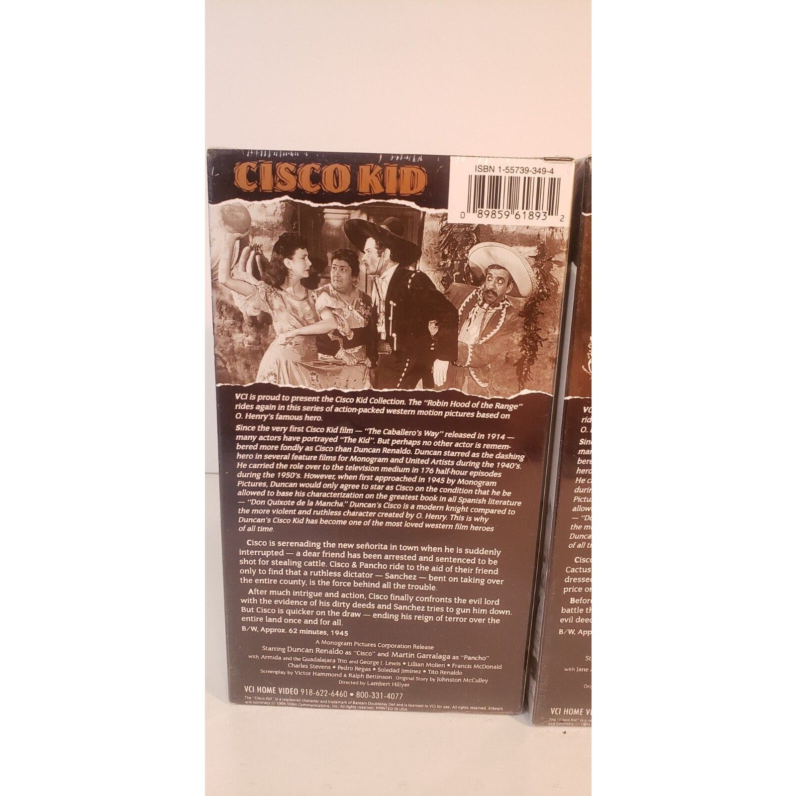 Cisco Kid VHS New Lot of 2 - South of Rio Grande/Girl From San Lorenzo