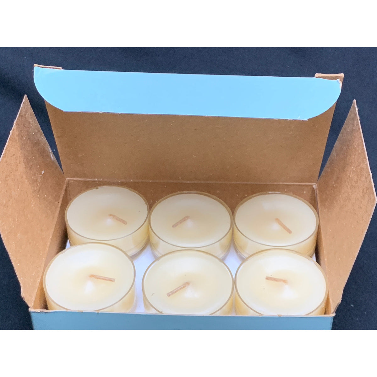 PartyLite Almond Biscotti Tealight Candles V04164 Full Box 12 Retired Scent