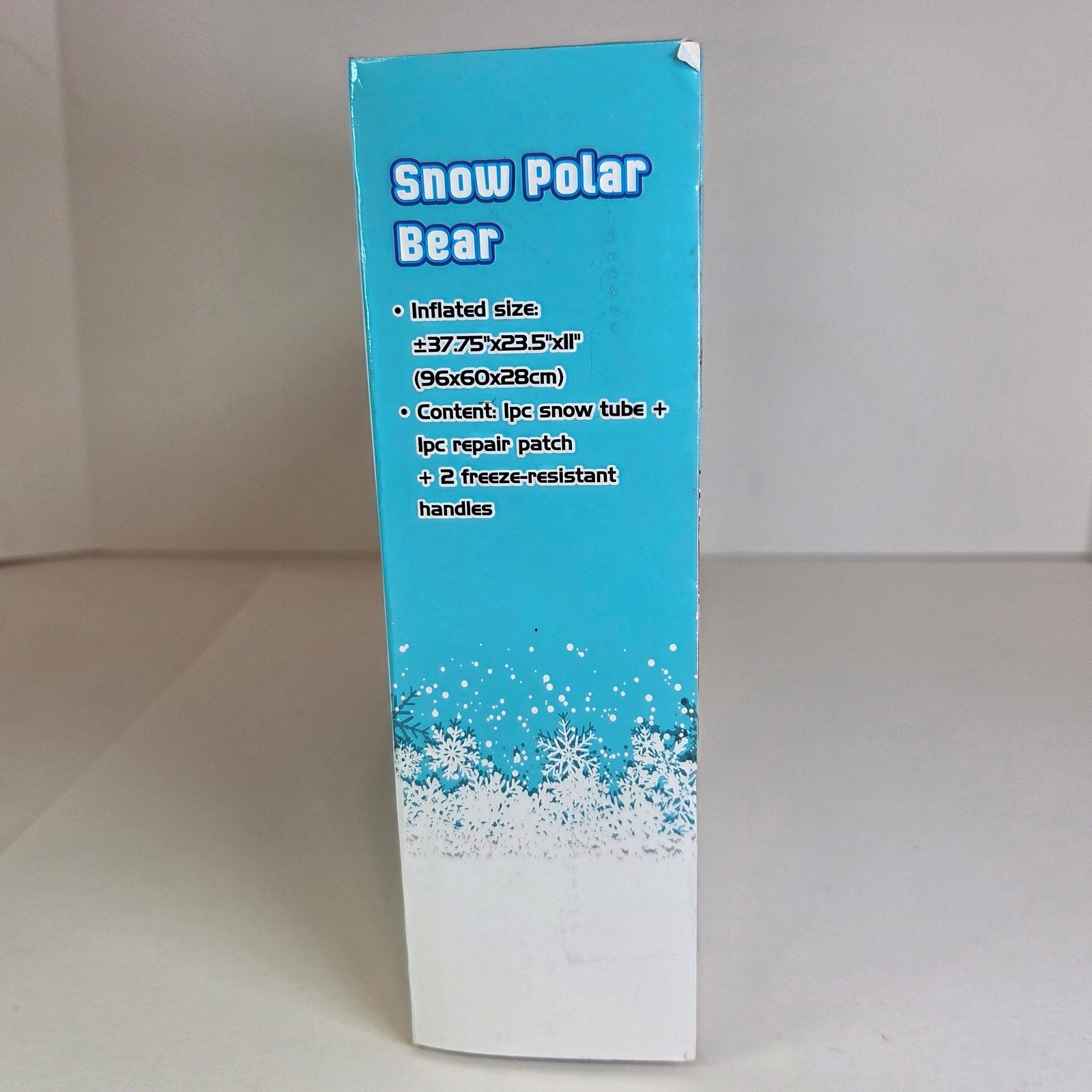 Snow Zone Snow Polar Bear Inflatable Snow Tube Sled 40" Kids Ages 6+ New Boxed