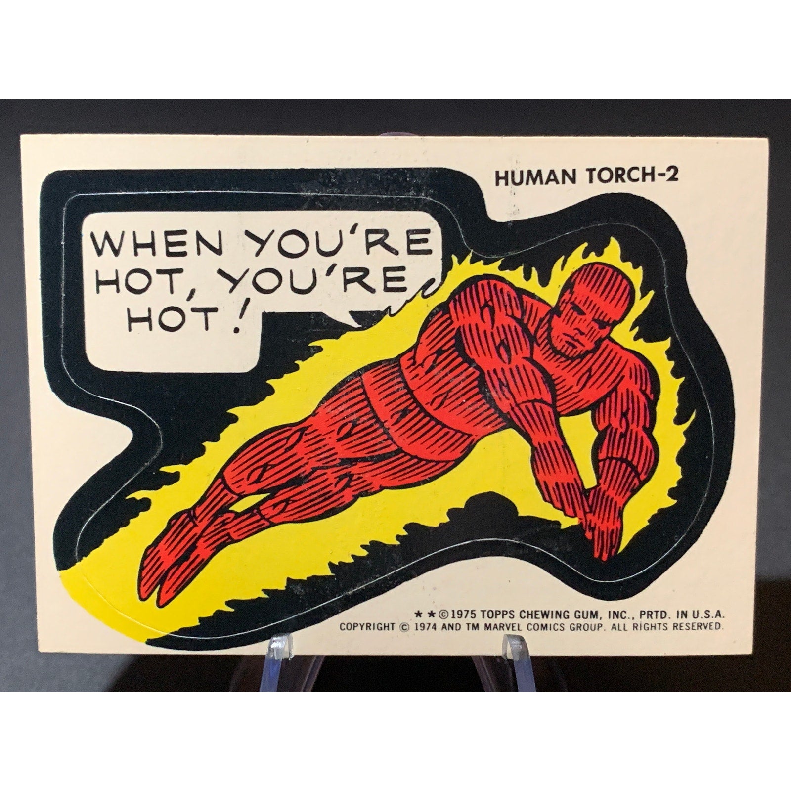 1976 Topps Marvel Super Heroes Stickers Lot 8 Human Torch Ka Zar Dr Octopus