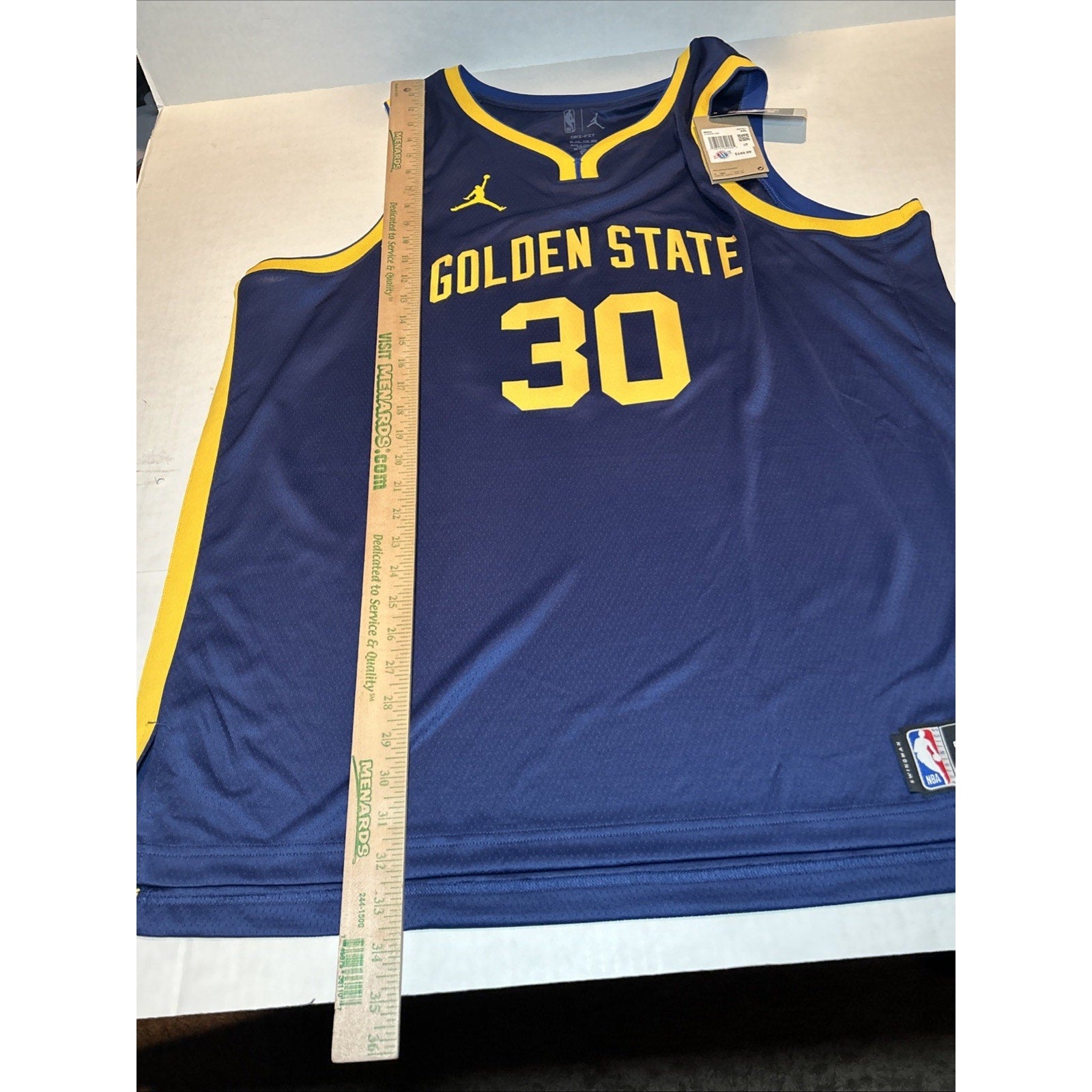 Stephen Curry #30 Golden State Warriors Nike Dri-Fit Basketball Jersey Size 2XL