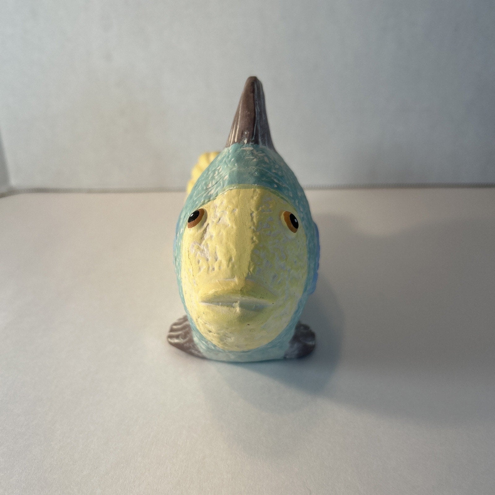 K’s Collection Ceramic Tropical Fish Figurines Lot of 3 Multicolor Home Decor