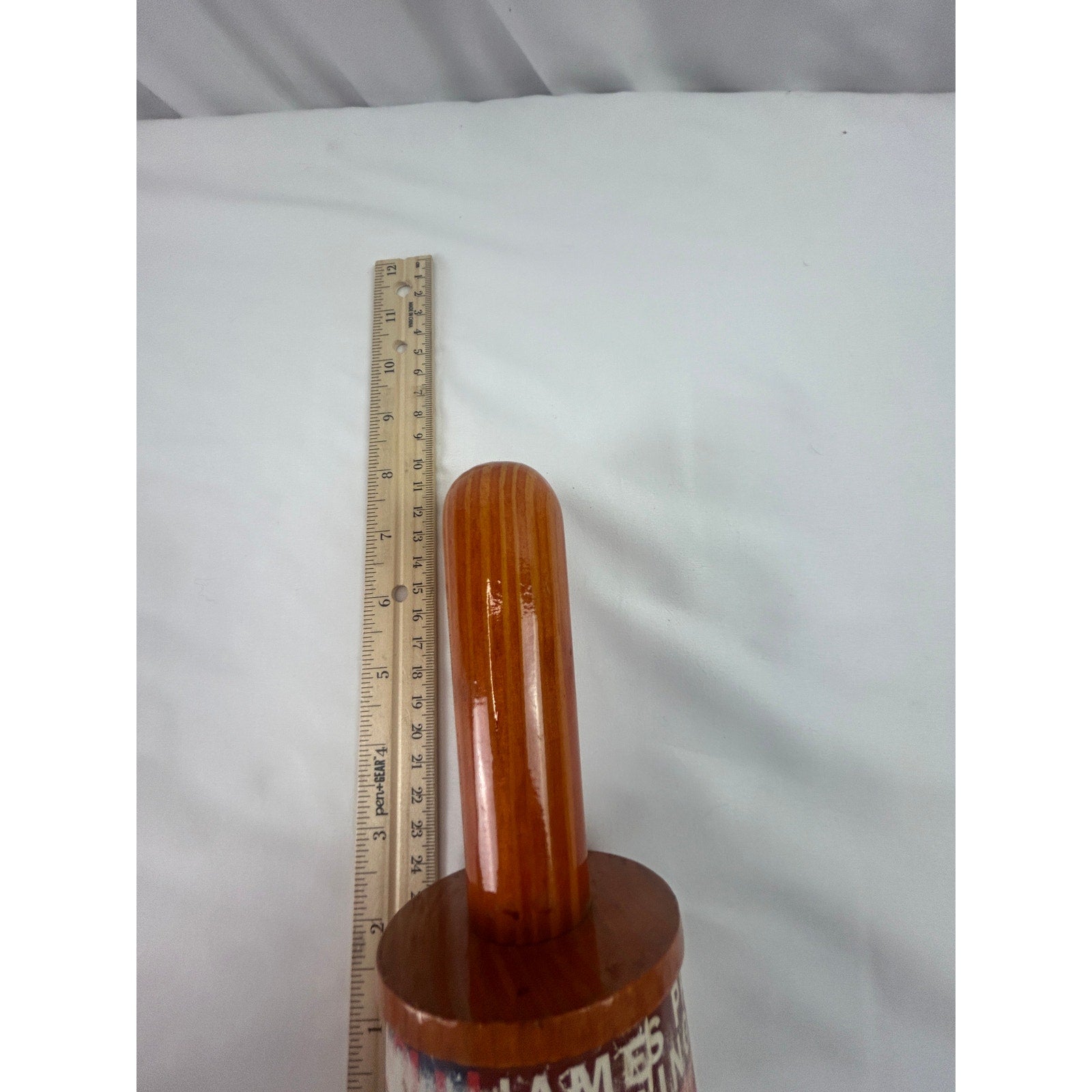 James Page Iron Range Amber Lager Beer Tap Handle Vintage Minneapolis Wood
