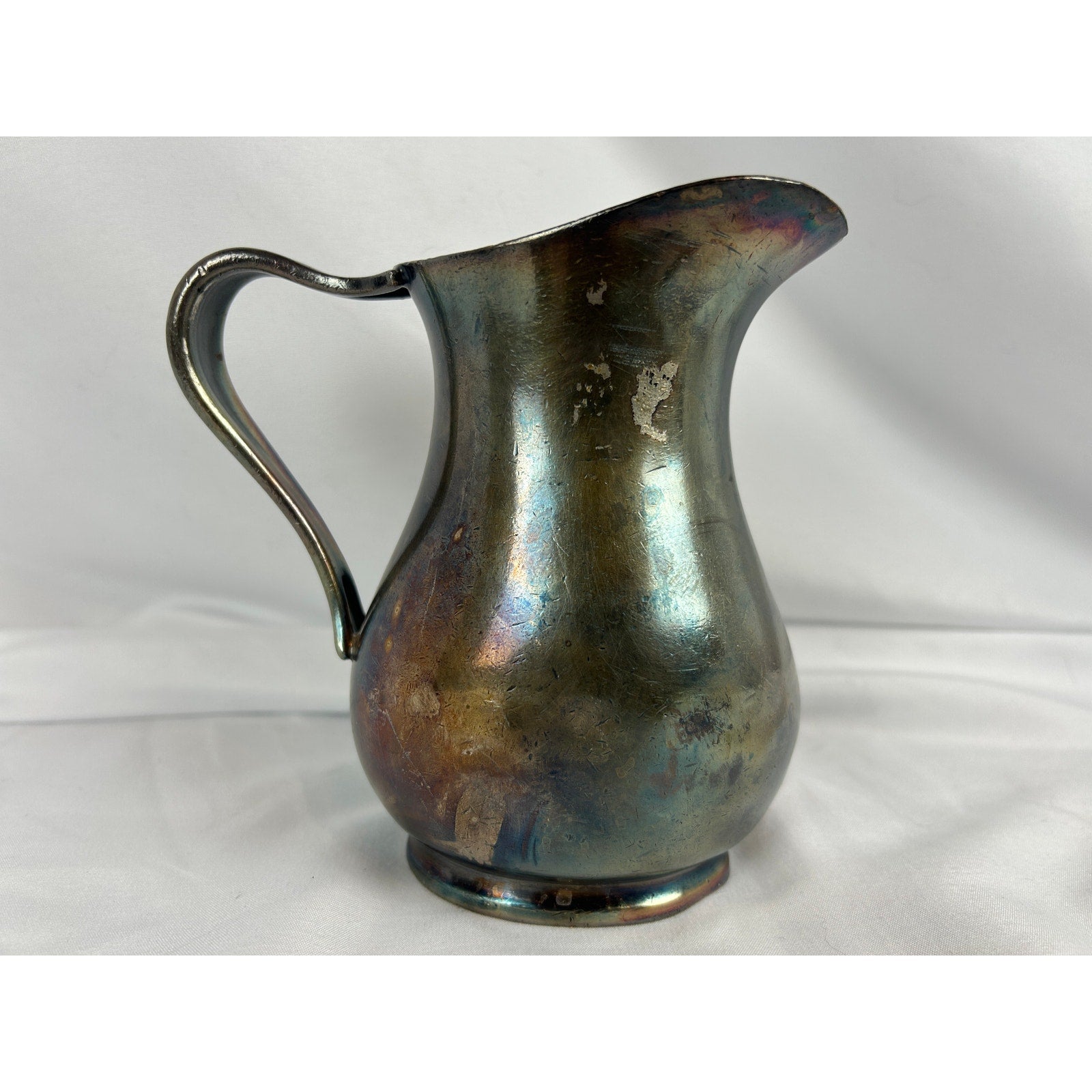Vintage Reed Barton USN Silver Soldered Creamer Pitcher 3610 Navy
