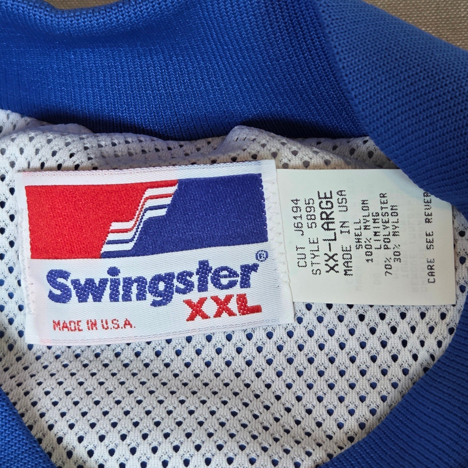 Swingster Minnesota Timberwolves Expansion Era Vintage 1/4 Zip Jacket XXL USA