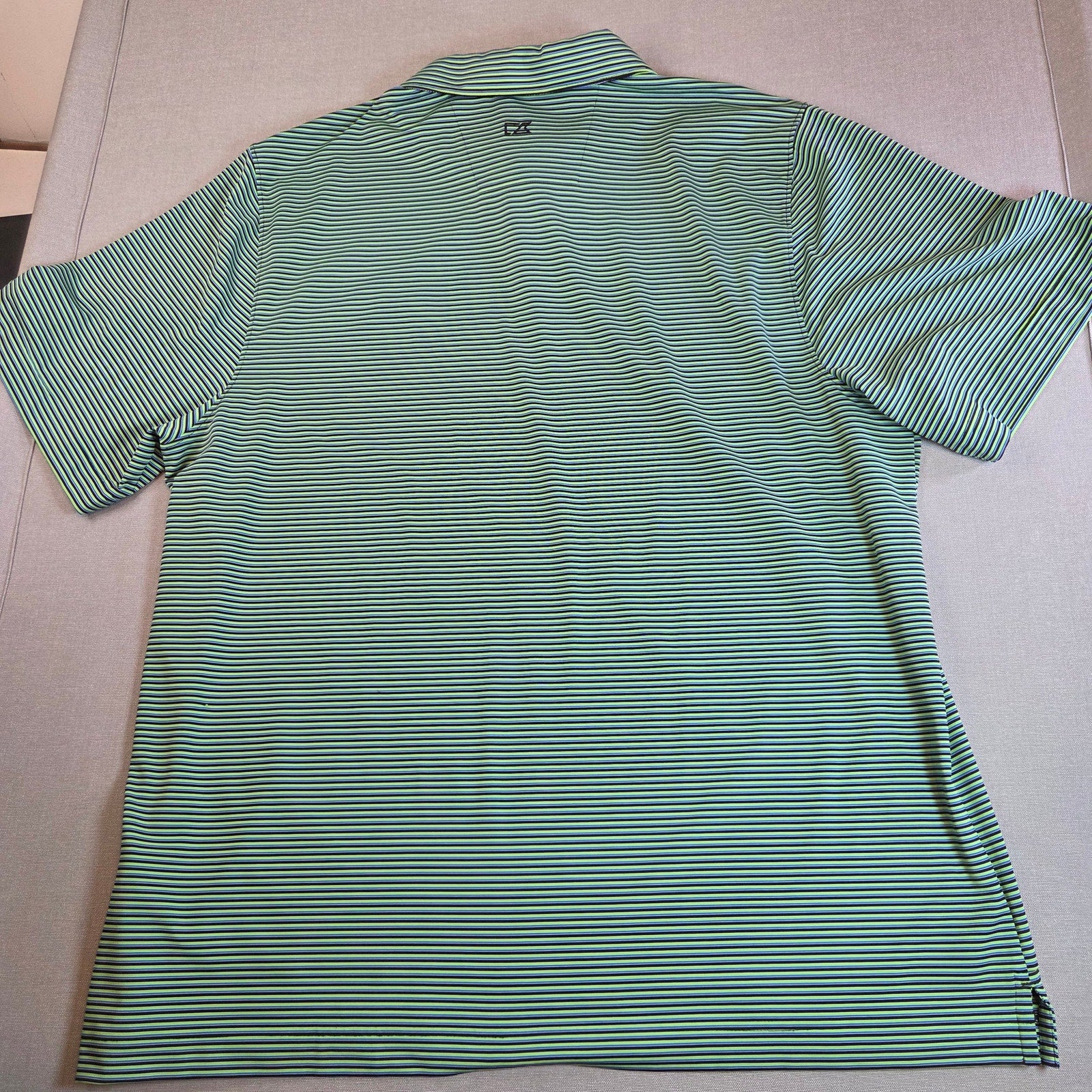 Cutter & Buck DryTec Polo XXL U.S. Open 2015 Chambers Bay Stripe Shirt
