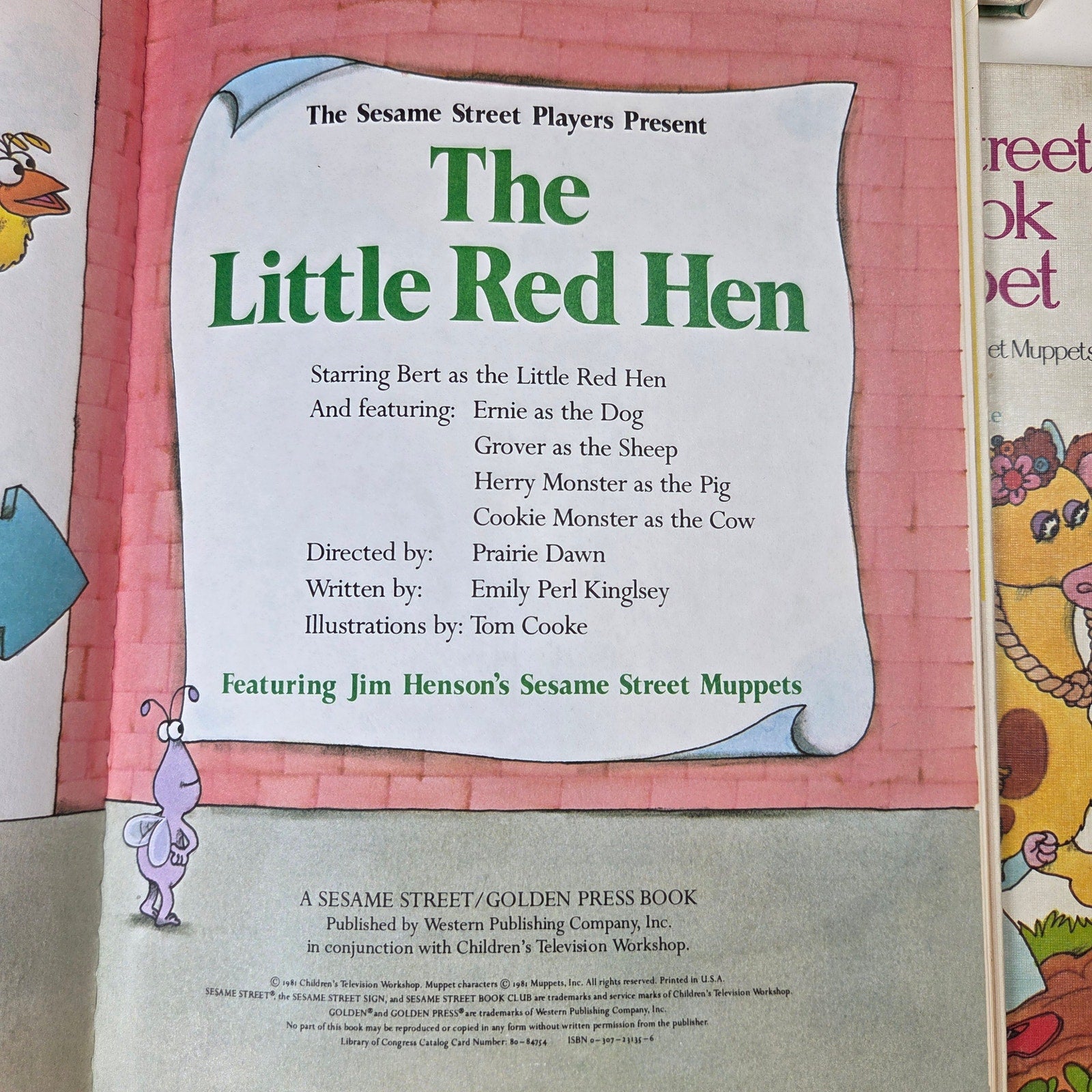 Sesame Street Book Club Grover Hardcover Book Lot 5 Vintage 1980s CTW