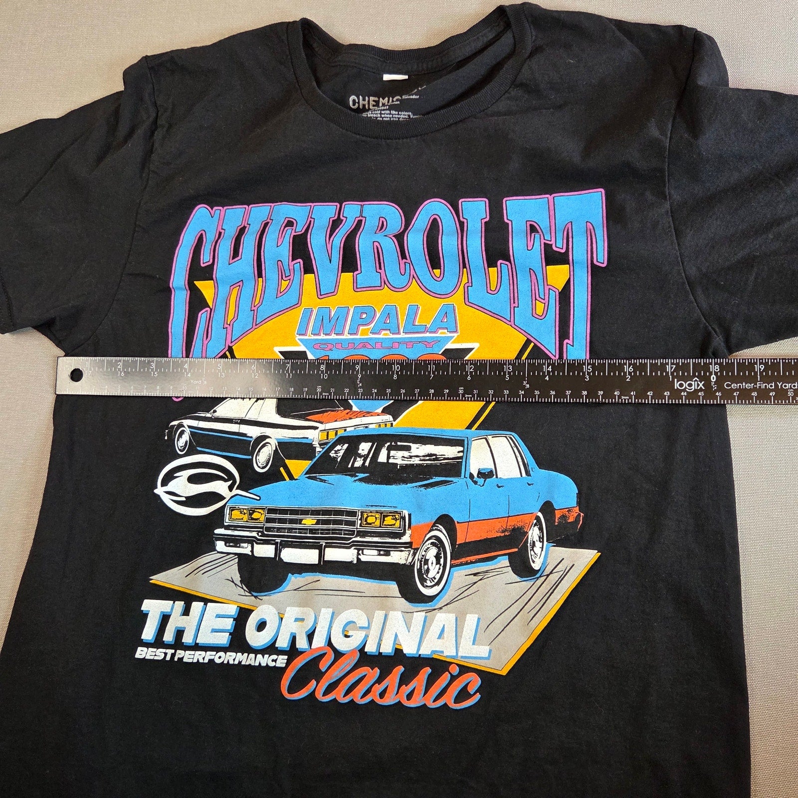 Chevrolet Impala 1980 Graphic T-Shirt Men’s M The Original Classic Black