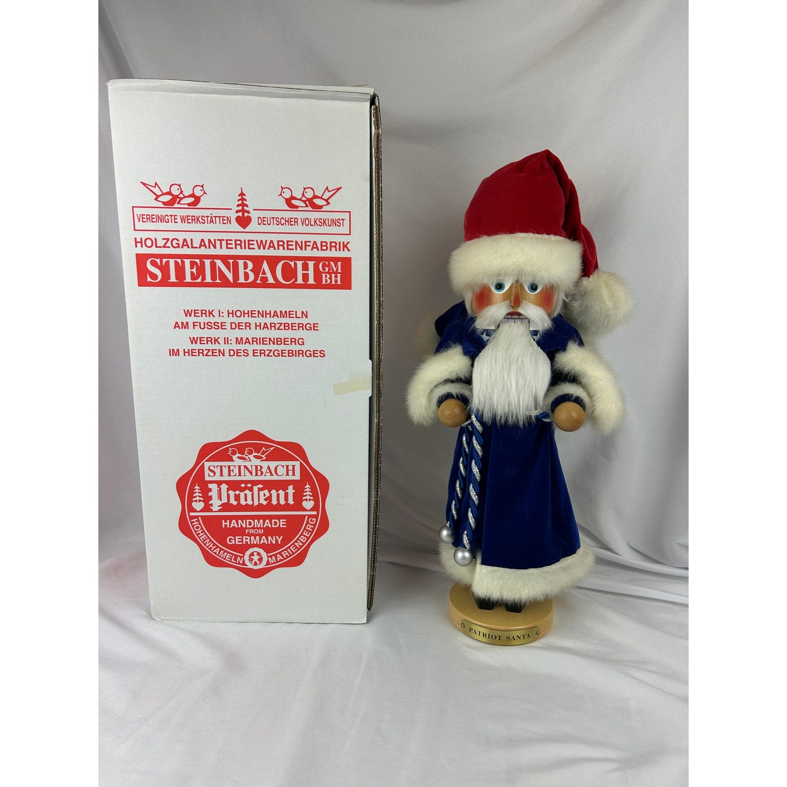 Steinbach Patriot Santa Nutcracker LE 208/10000 Alexander Taron Box Germany