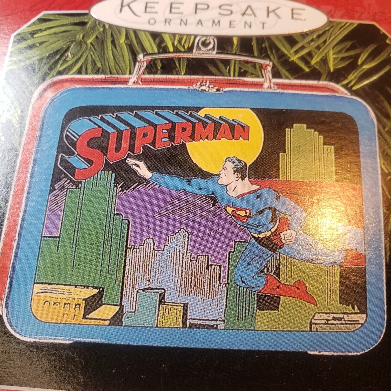 Hallmark Keepsake Superman Lunchbox Commemorative Edition 1998 Xmas Ornament NEW