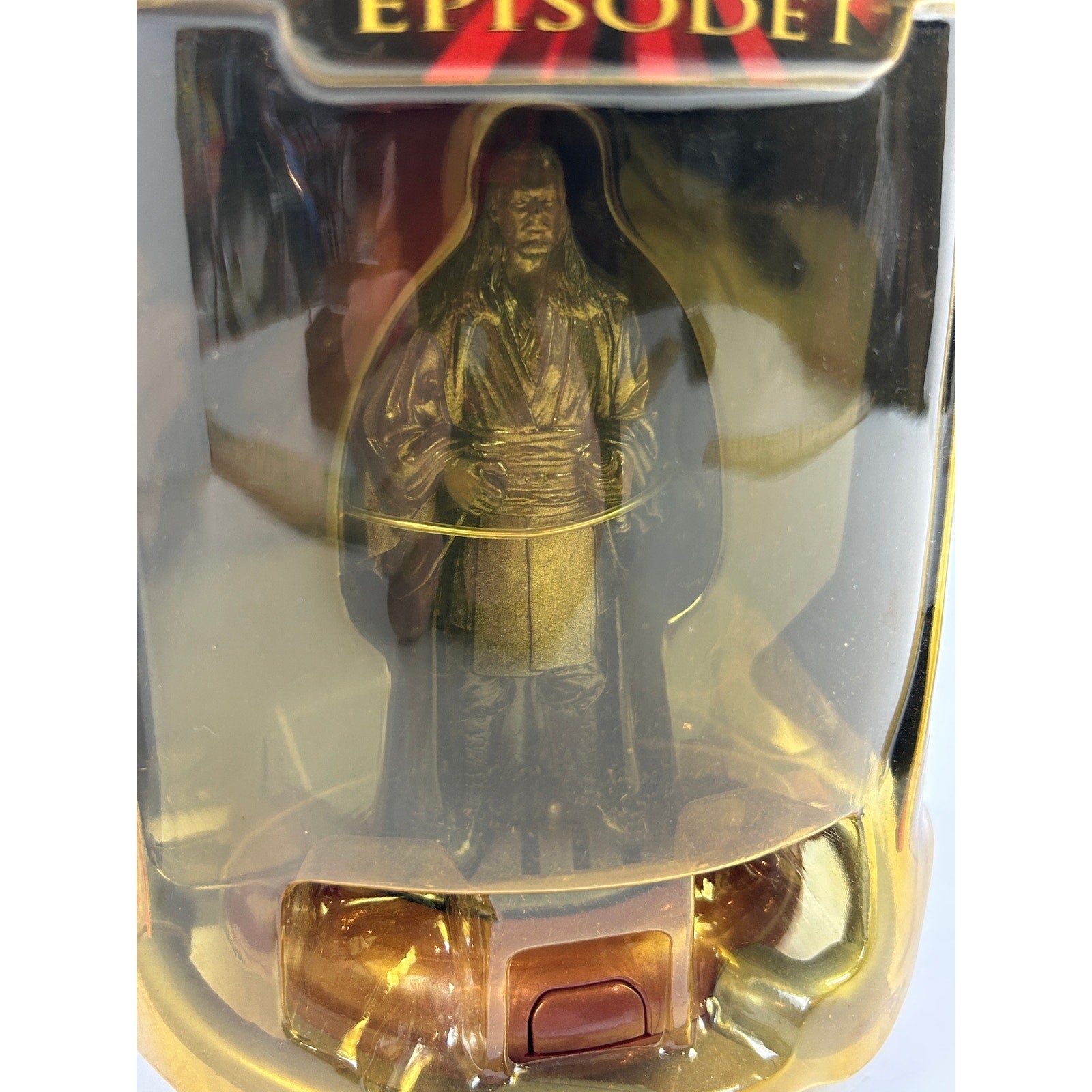 Star Wars Episode I Qui-Gon Jinn Light-Up Holograph NEW Sealed (Packaging Wear)