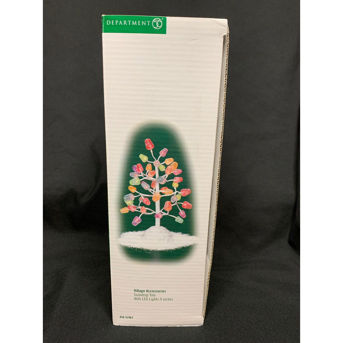 Dept 56 Gumdrop Tree 52967 9 in LED Lighted Village Accessory Tested Box