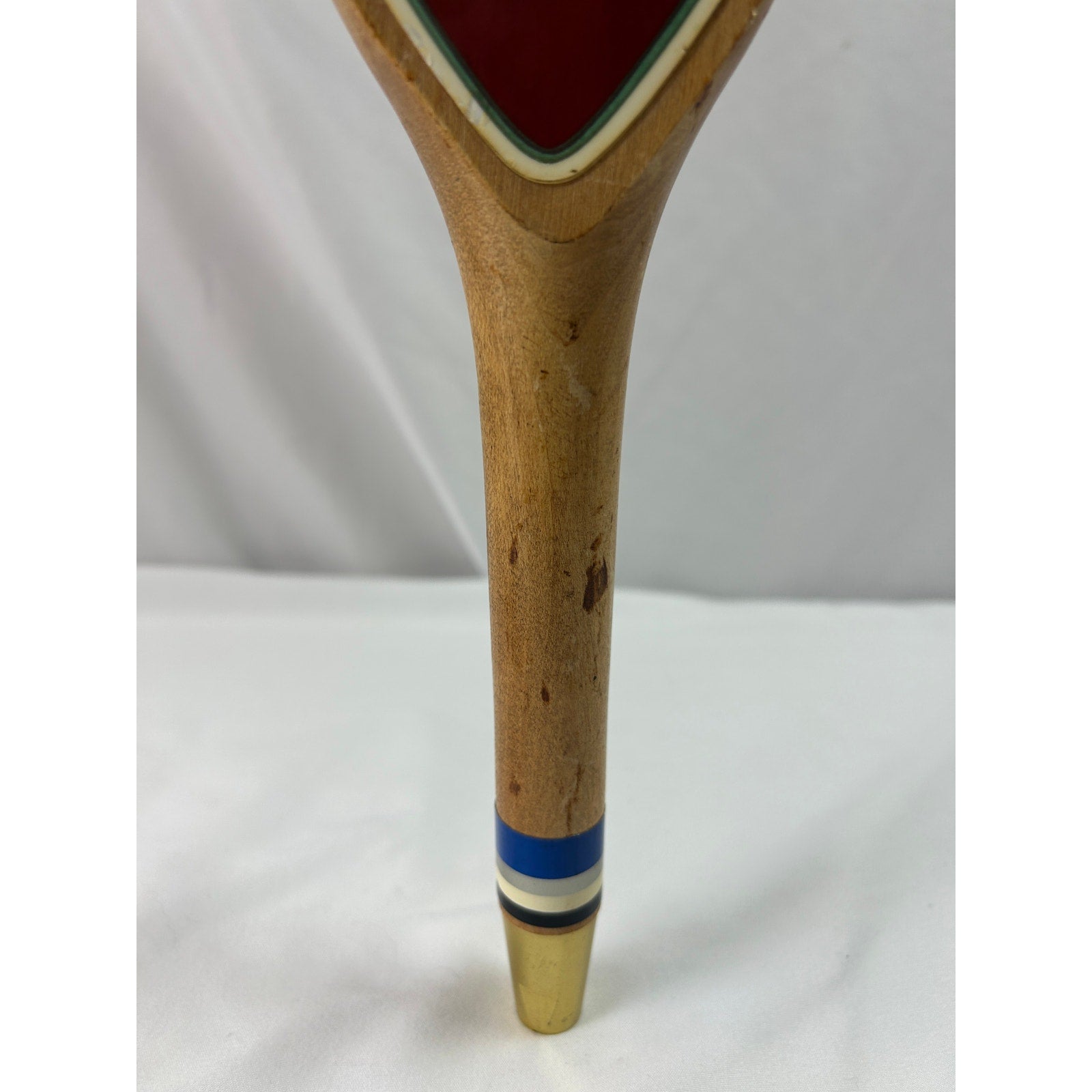 Leinenkugel's Bock Beer Vintage Wood Tap Handle Draft Keg Bar Breweriana 12in