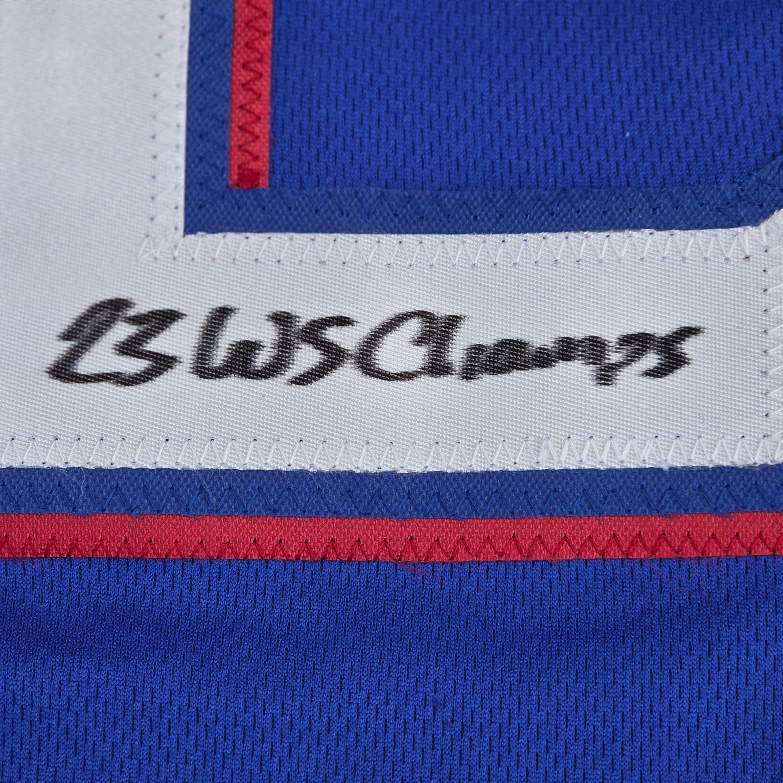 Evan Carter Signed Texas Rangers Custom Jersey BAS Beckett 23 WS Champs Auto