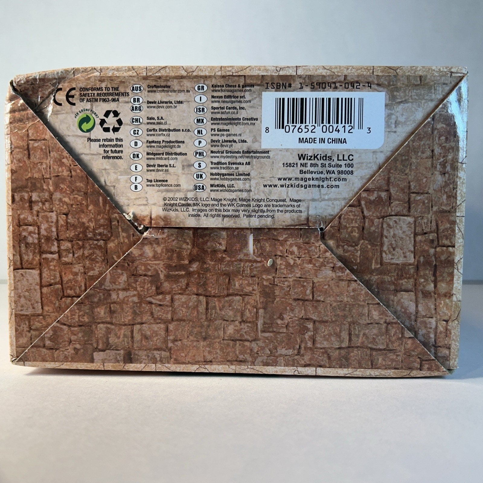 Mage Knight Castle Gatehouse WizKids 2002 D&D Warhammer Terrain NIB