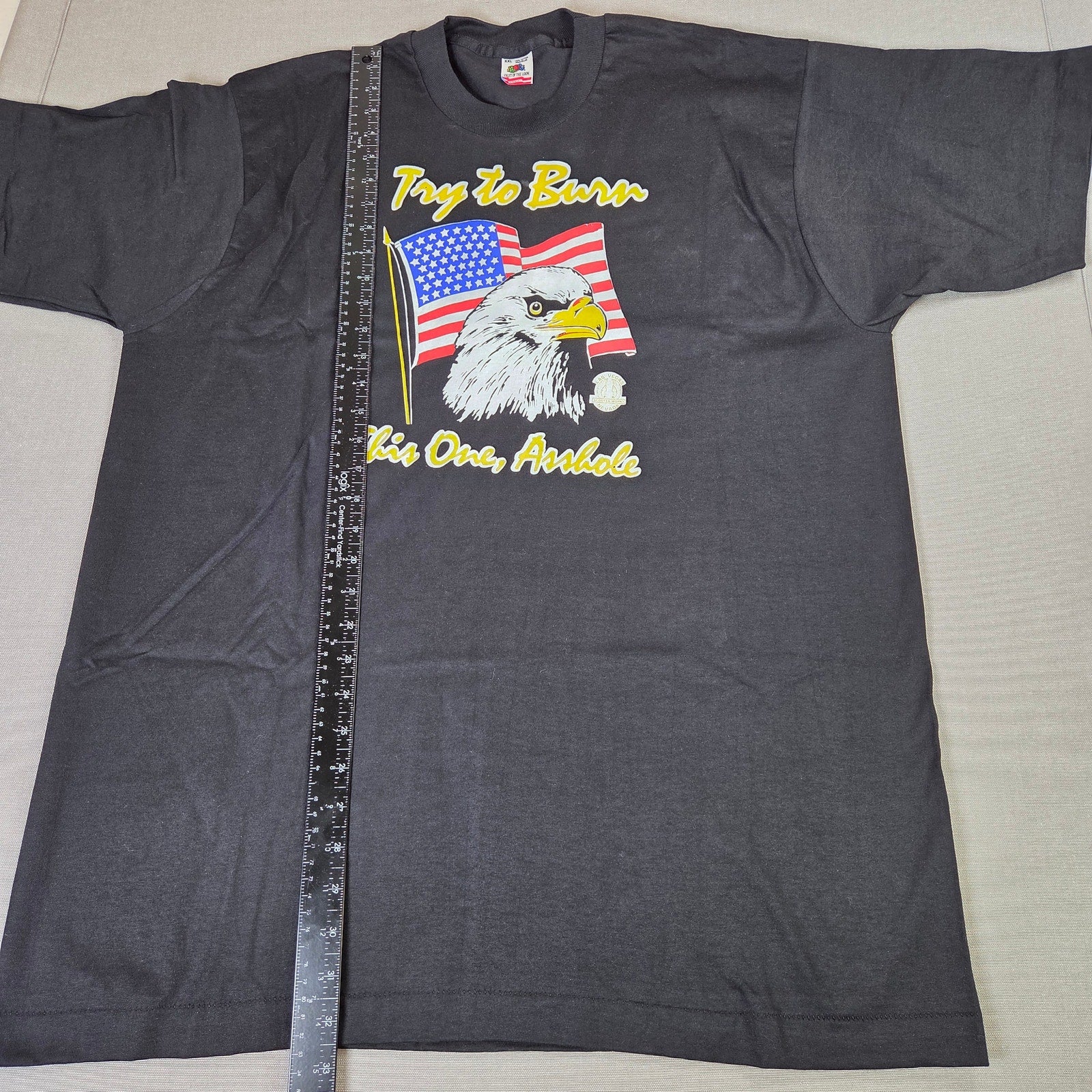 Fruit Of The Loom Sturgis 1990 Vintage Graphic T Shirt XXL USA Made Bold Tee