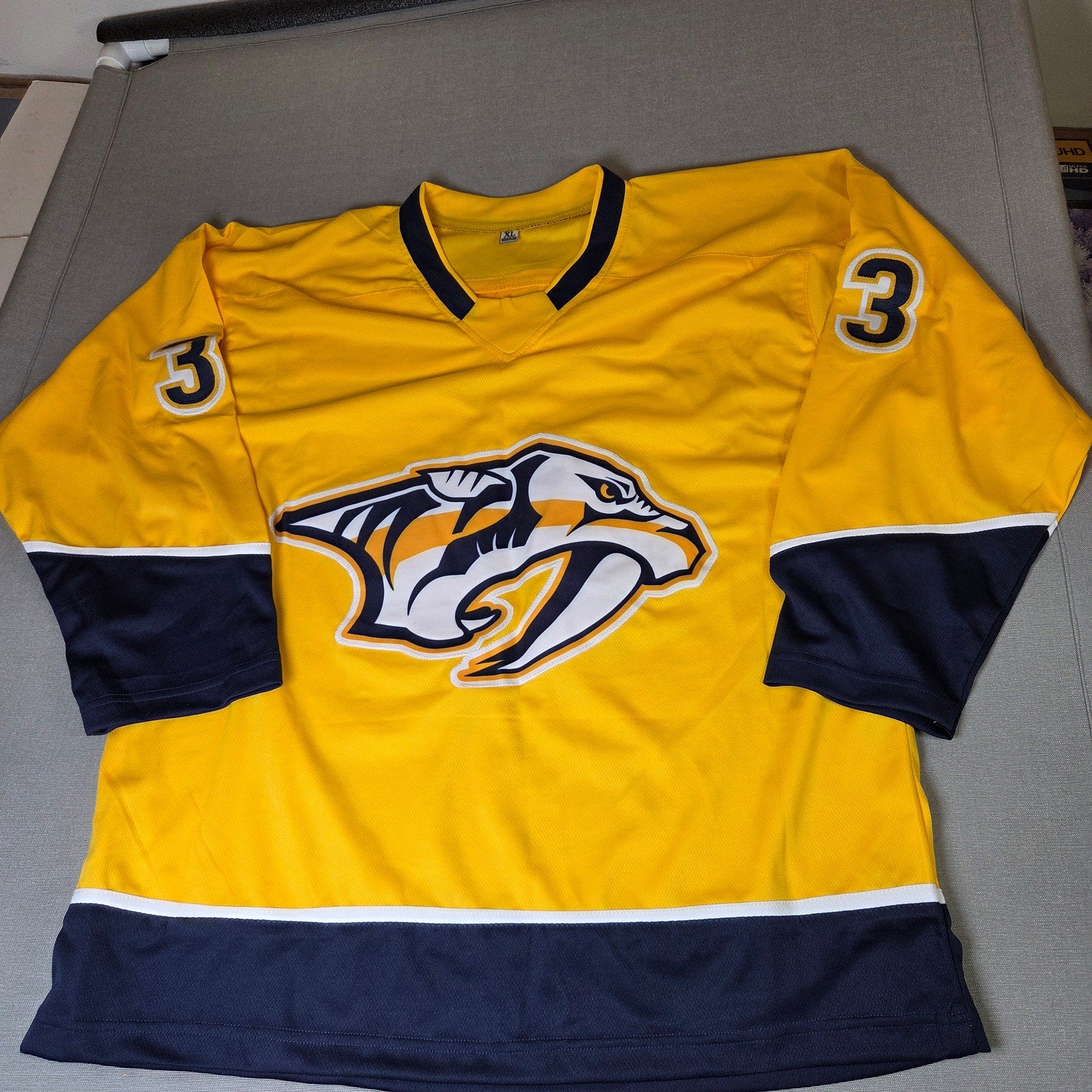 Viktor Arvidsson Signed Nashville Predators Custom Jersey JSA Witness COA XL