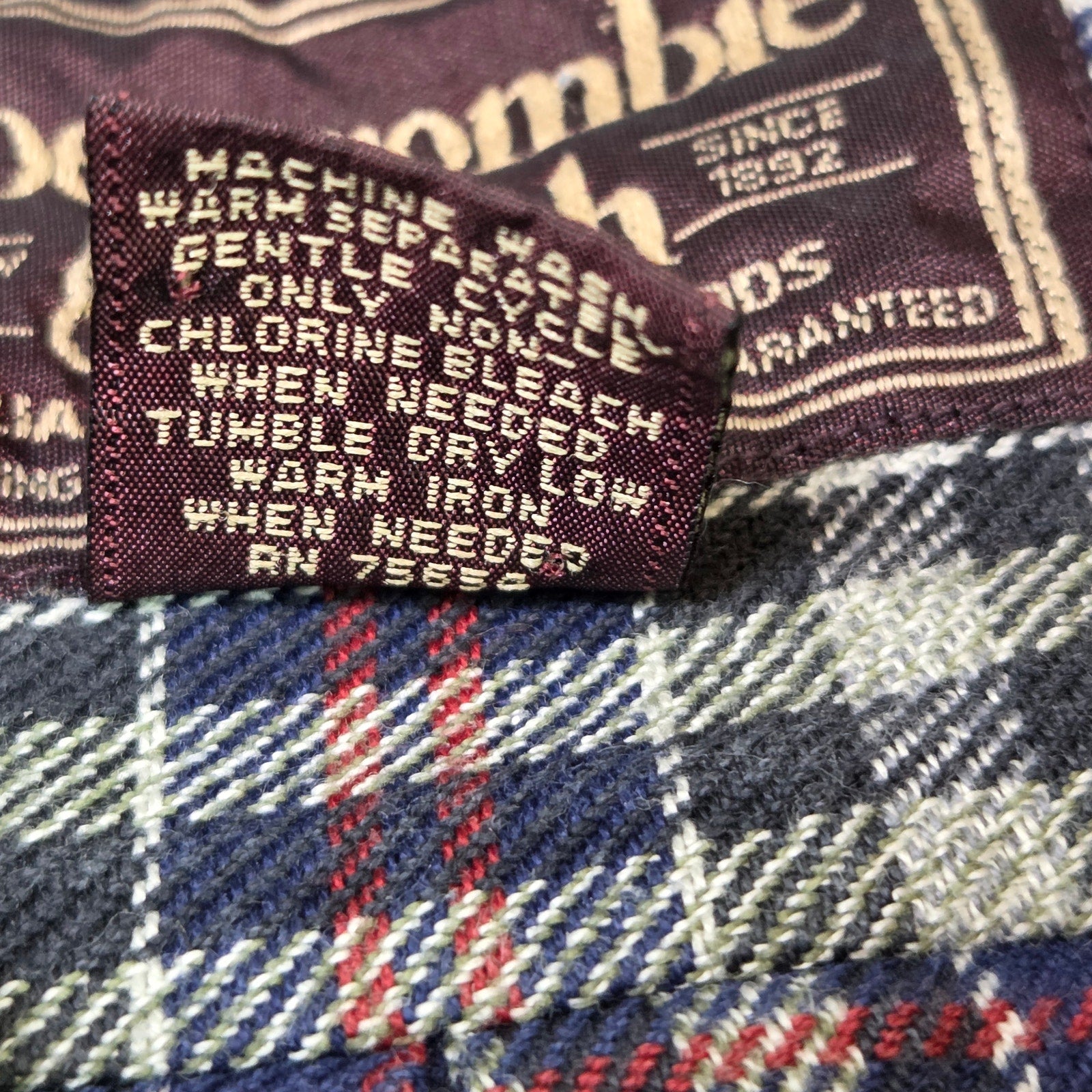 Vintage 90s Abercrombie & Fitch Flannel Shirt XL Hong Kong Outdoor Goods