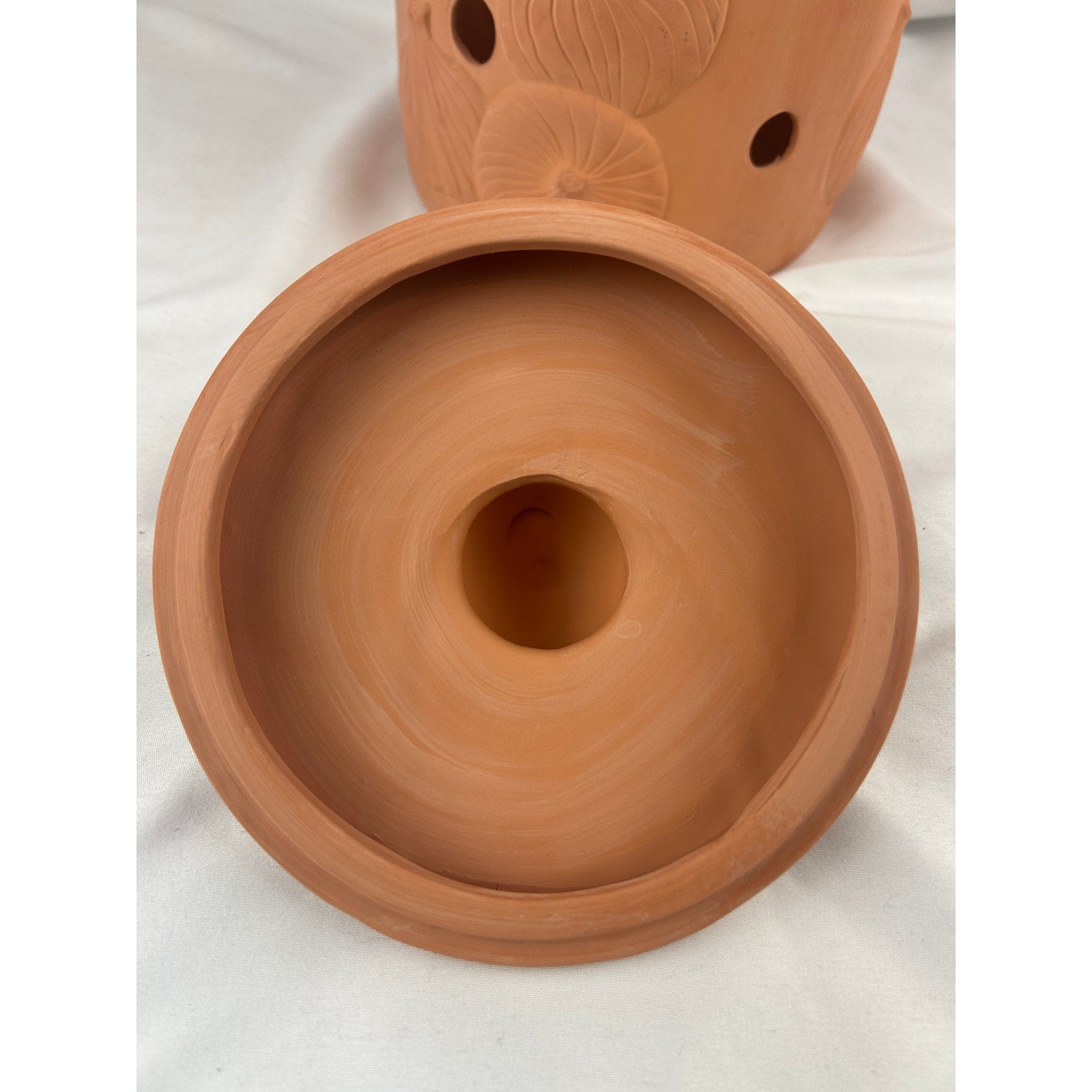 Terracotta Garlic Keeper Vented Storage Jar Boston Warehouse 1994