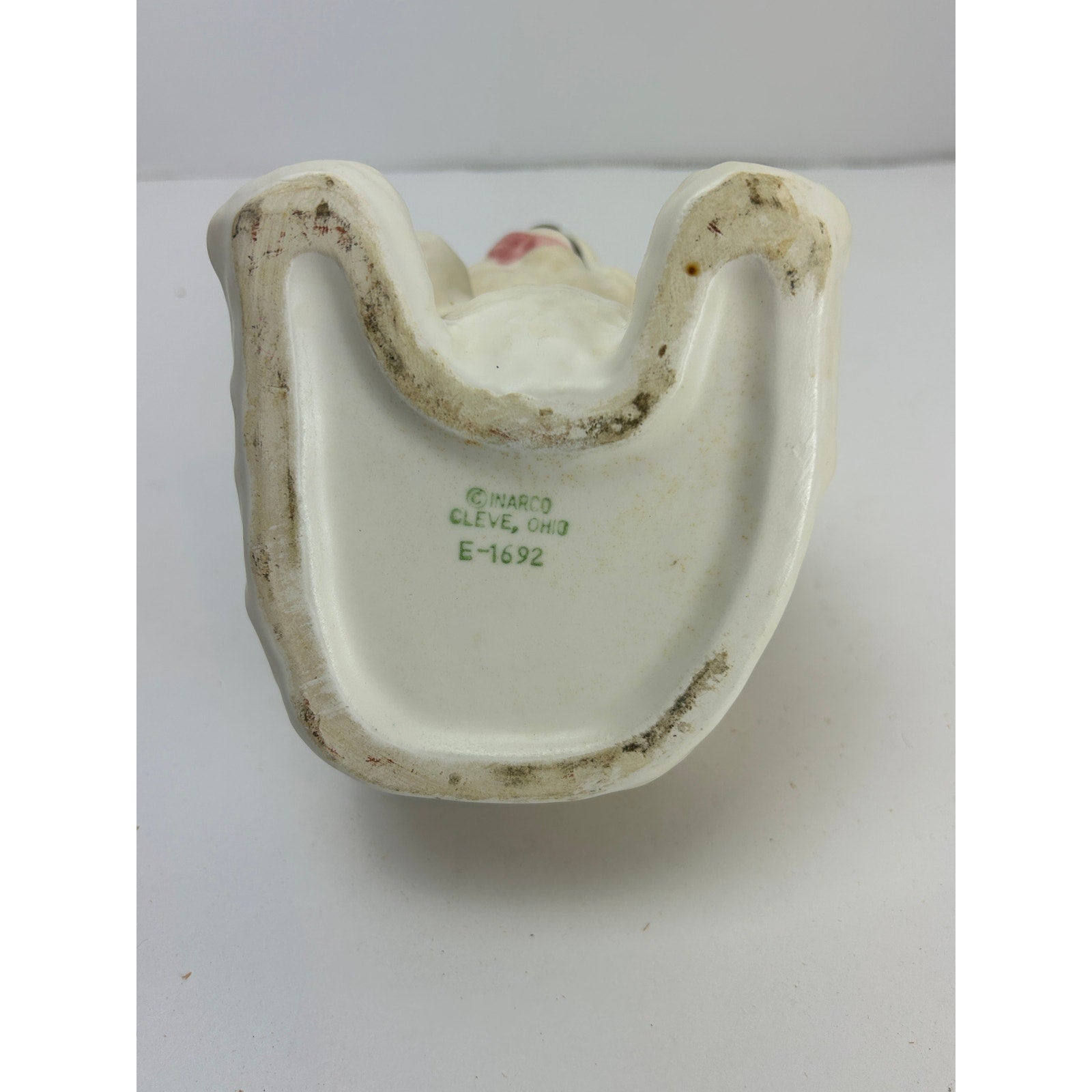 Vintage INARCO Bear Planter Ceramic Figurine Cleveland Ohio E-1692