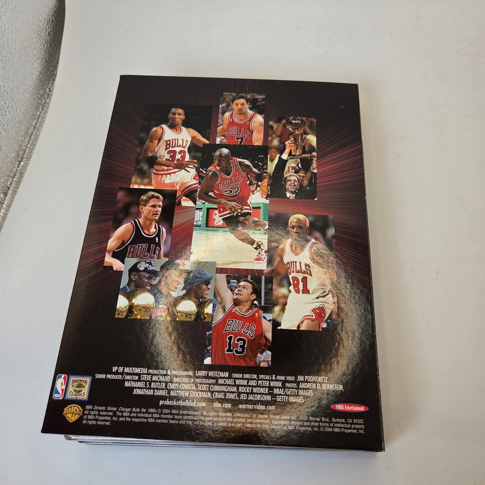 NBA Dynasty Series Chicago Bulls The 1990s 4 Disc DVD Set Jordan Pippen