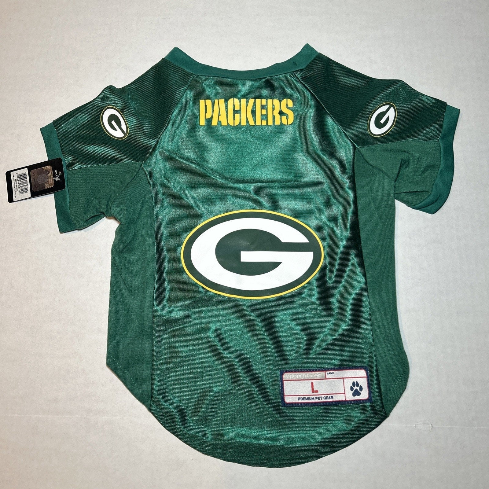 Green Bay Packers Large Dog Jersey