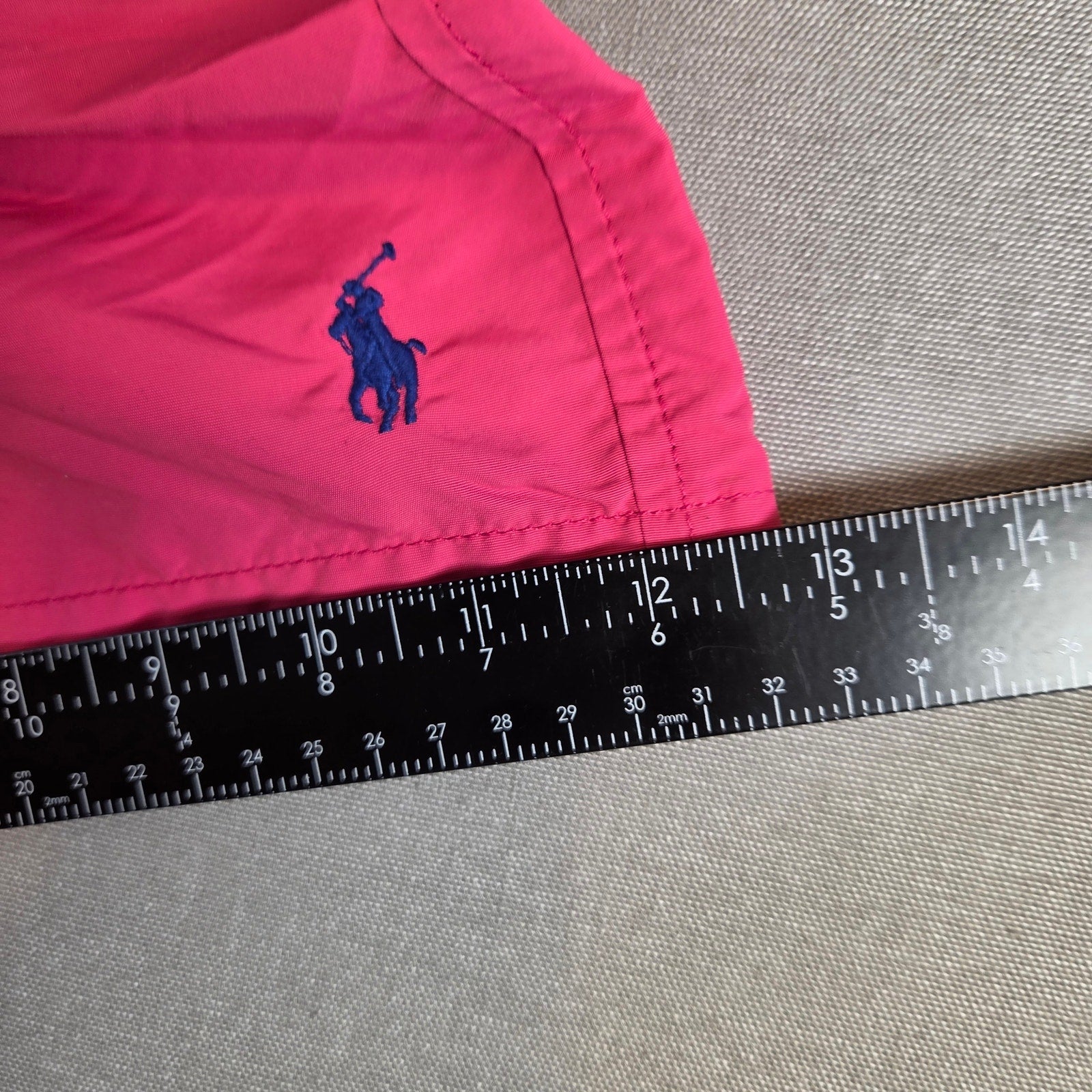 Polo Ralph Lauren Pink Swim Trunks Men’s L Nylon Mesh Lining Taiwan