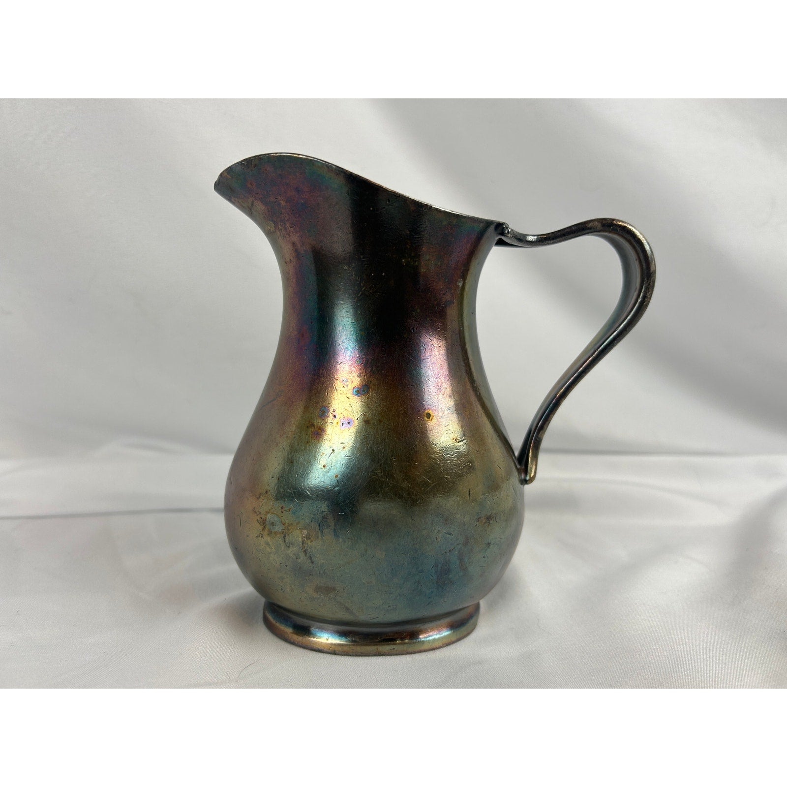 Vintage Reed Barton USN Silver Soldered Creamer Pitcher 3610 Navy