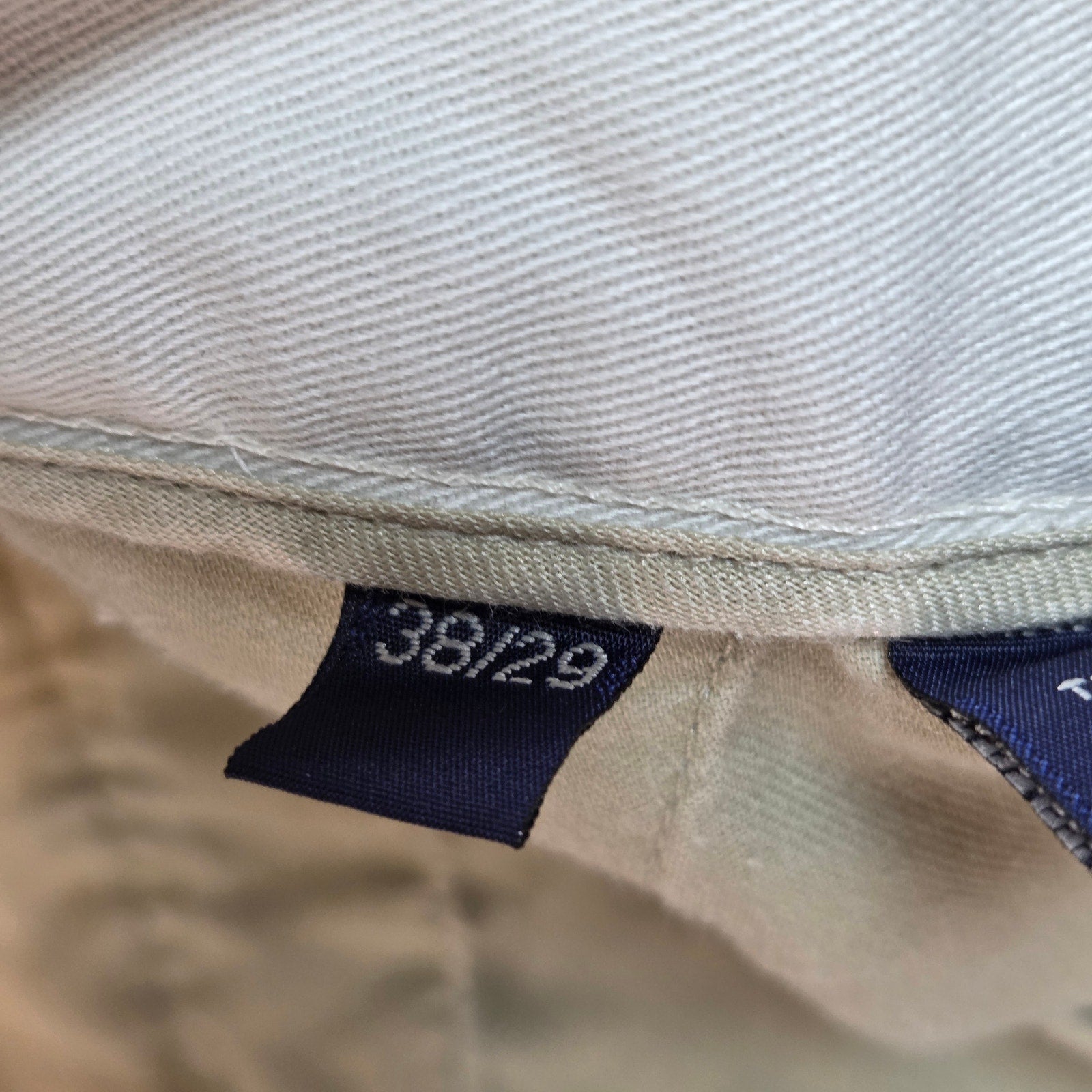 Hill & Archer Men’s Khaki 100% Cotton Pants 38x29 Casual Chino Style