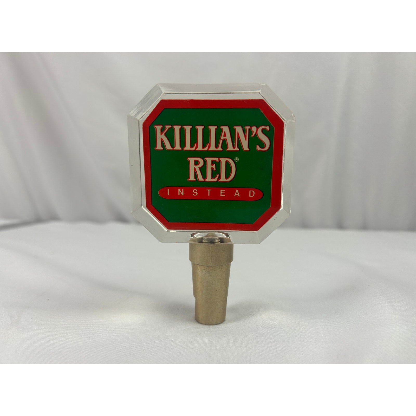 Vintage Killian's Red Instead Acrylic Beer Tap Handle Irish Pub Breweriana
