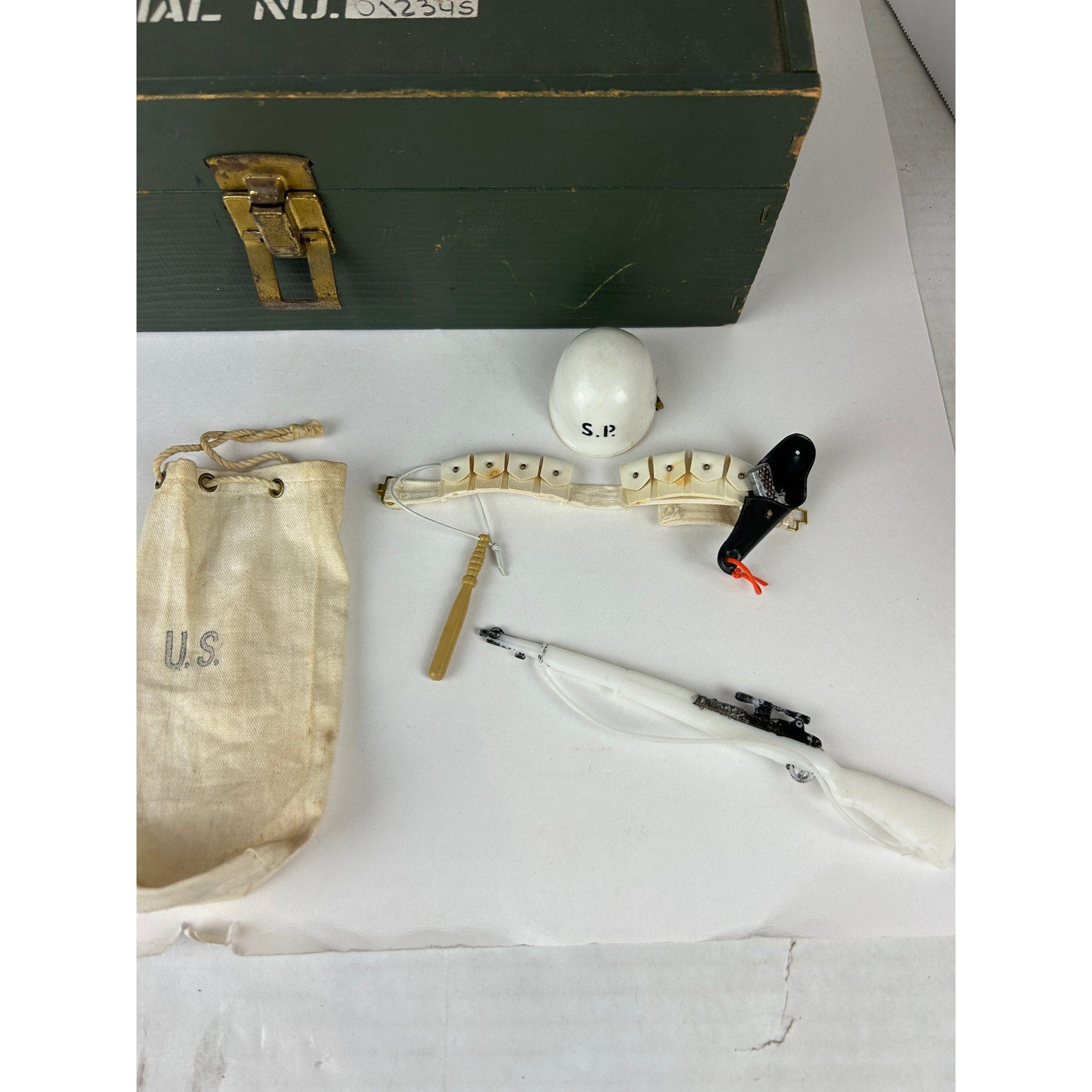 1964 GI Joe Shore Patrol Set with Footlocker Navy Gear 1960s Action Sailor