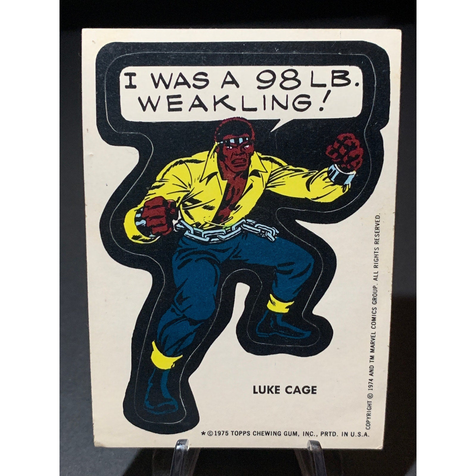 1974-1976 Topps Marvel Comics Sticker Lot Thing Thor Sub Mariner Werewolf