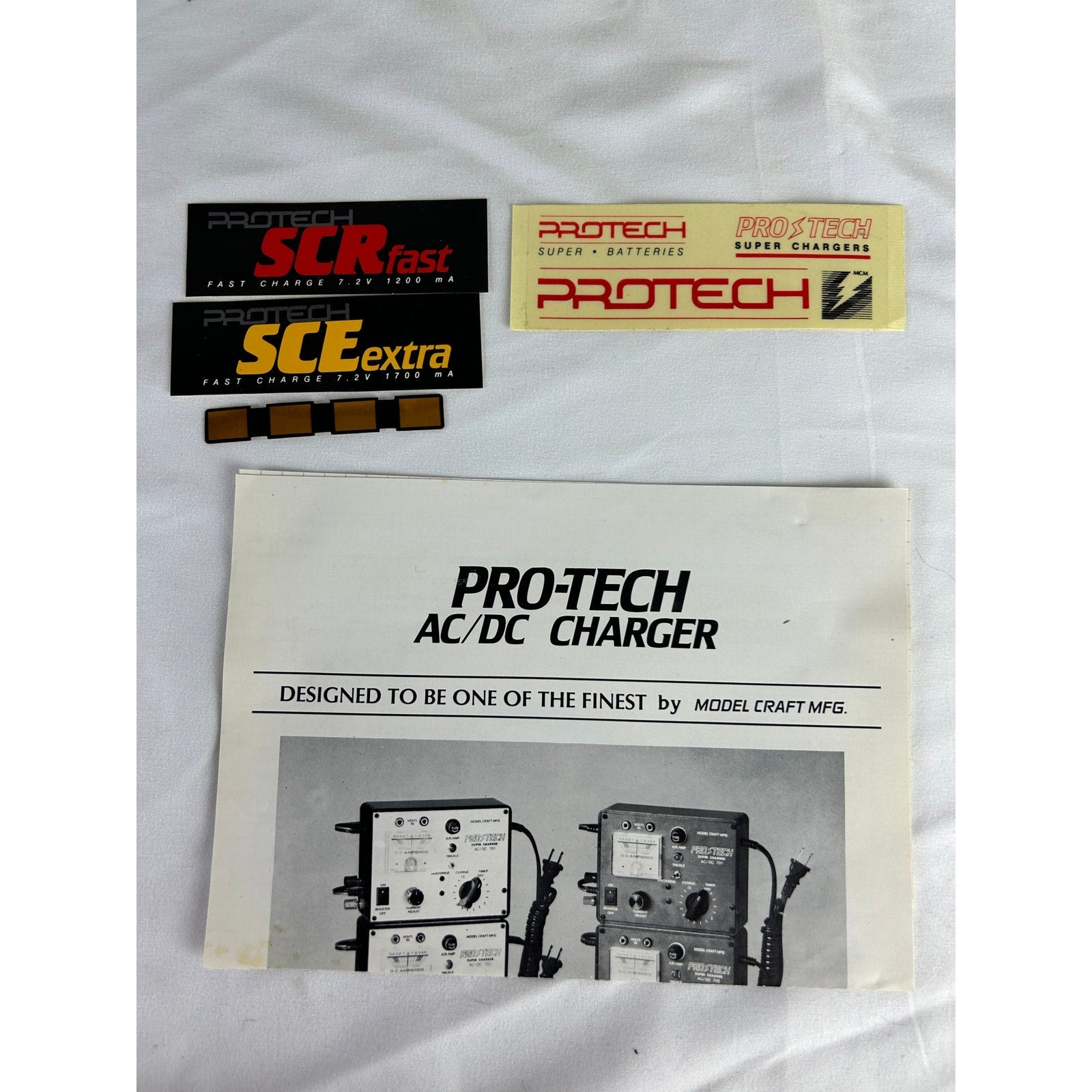 Pro Tech AC DC 702 RC Battery Charger Model Craft Vintage Tested
