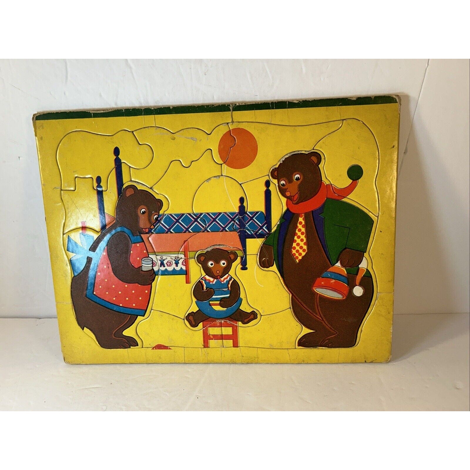 Lot Of 9 Kids Puzzles Vintage & other