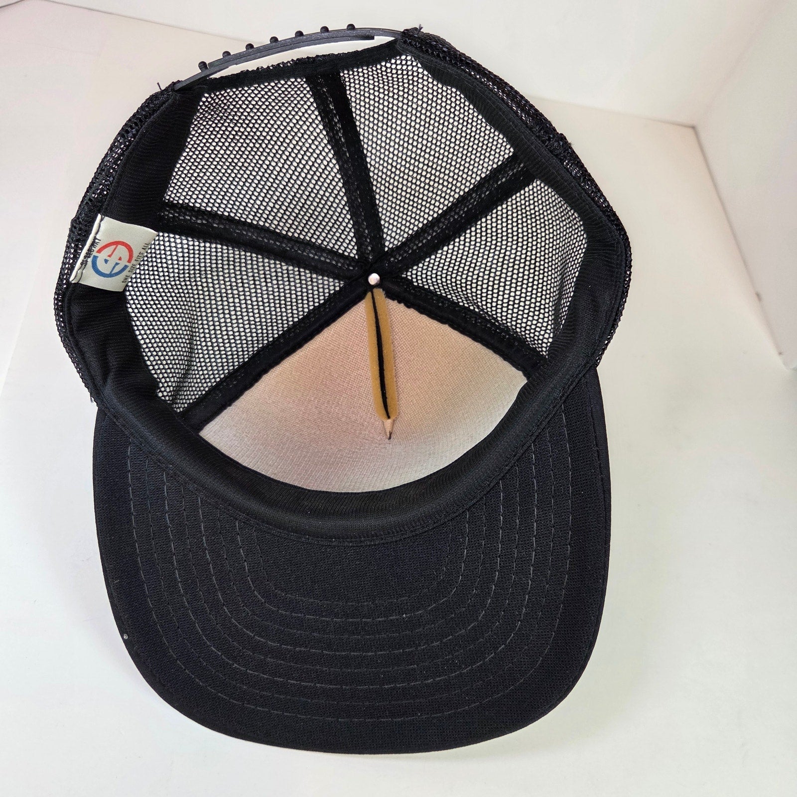 Vintage Scherer & Sons Trucking Hat St. Joseph MN Black Foam Mesh Snapback Promo