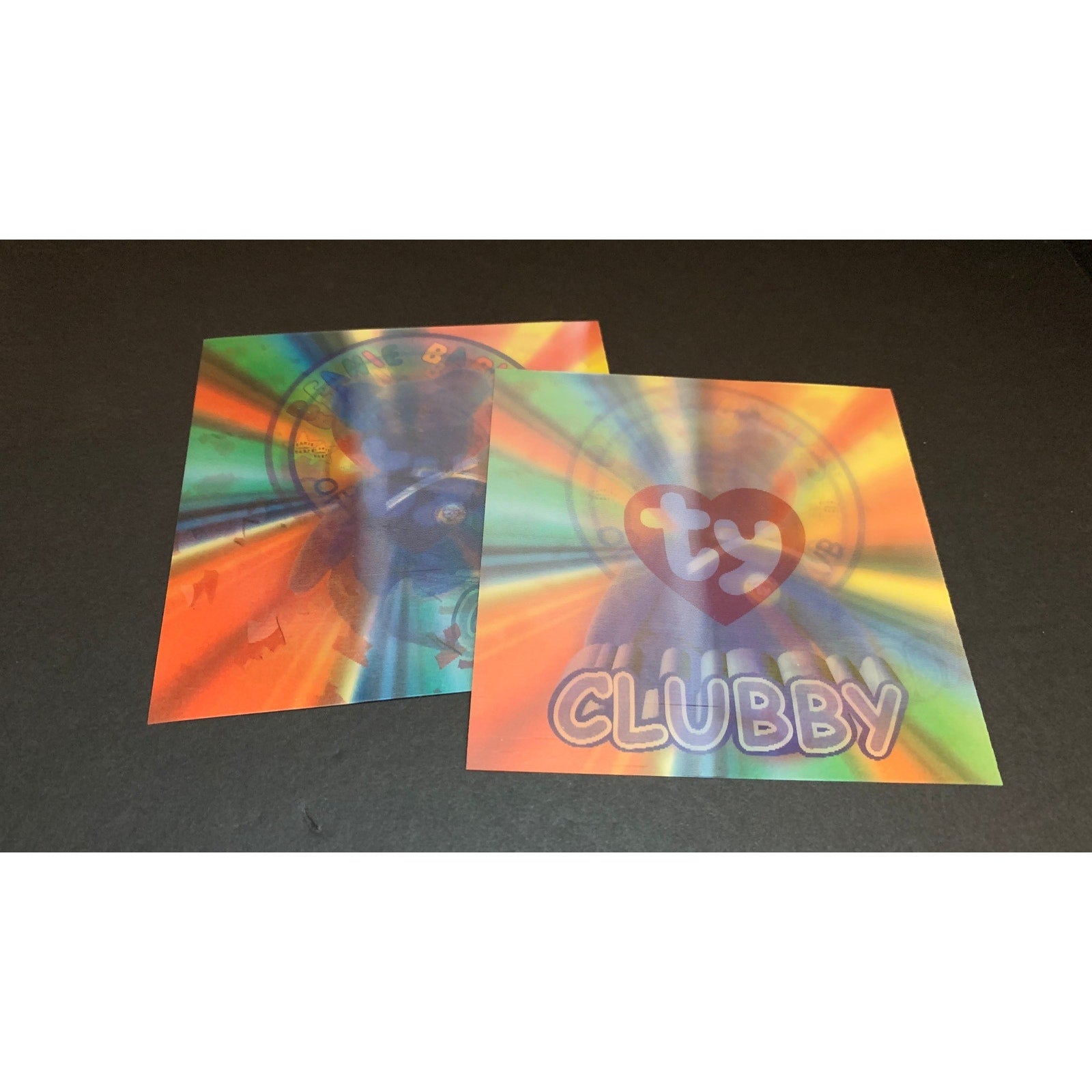 1999 Ty Beanie Babies BBOC Series 4 Lenticular Hologram Card Lot Of 21