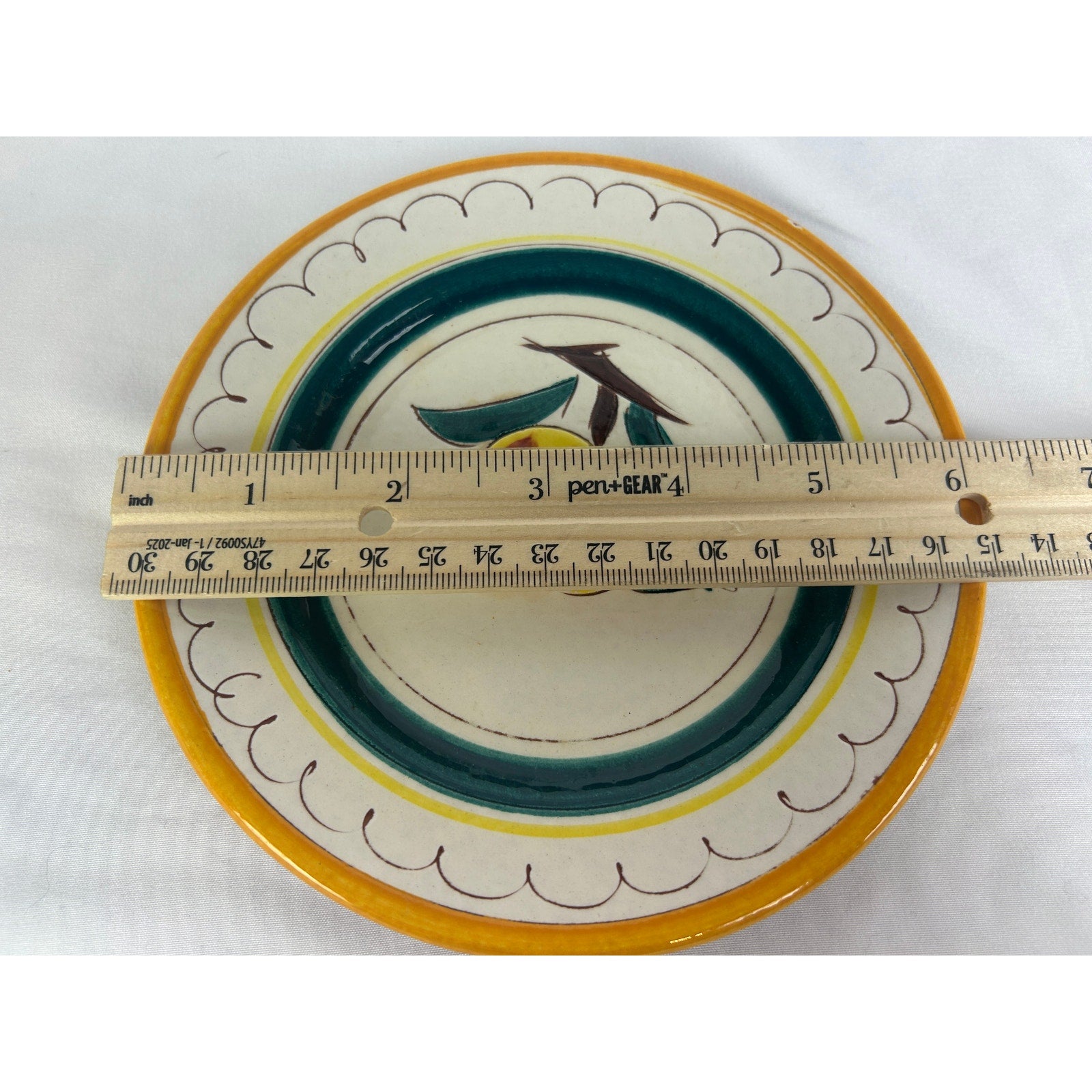 Stangl Pottery Fruit Salad Plates Set of 5 Vintage Trenton NJ