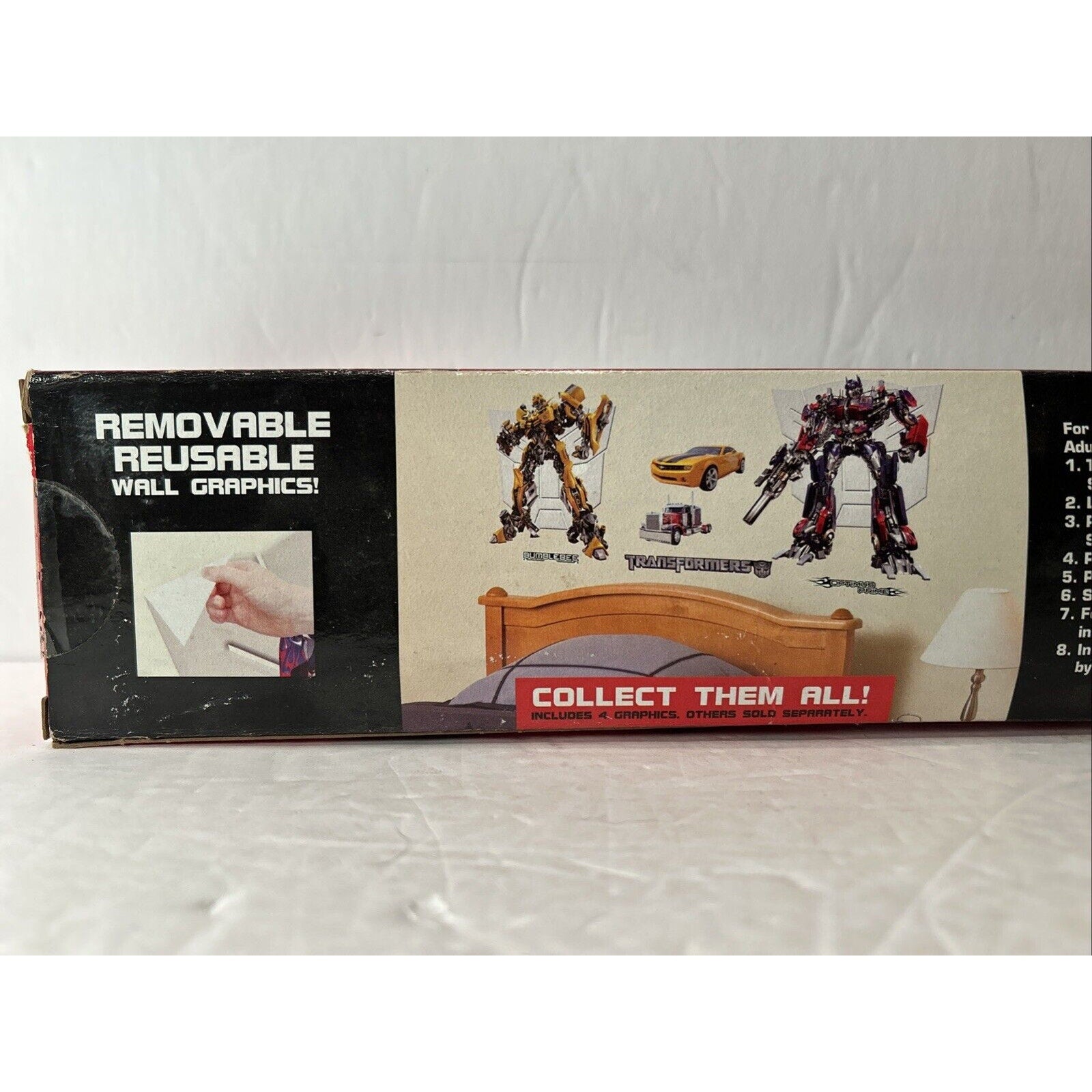 Transformers: OPTIMUS PRIME 18"x24" Fly Paper Decor Removable Poster (NIB)