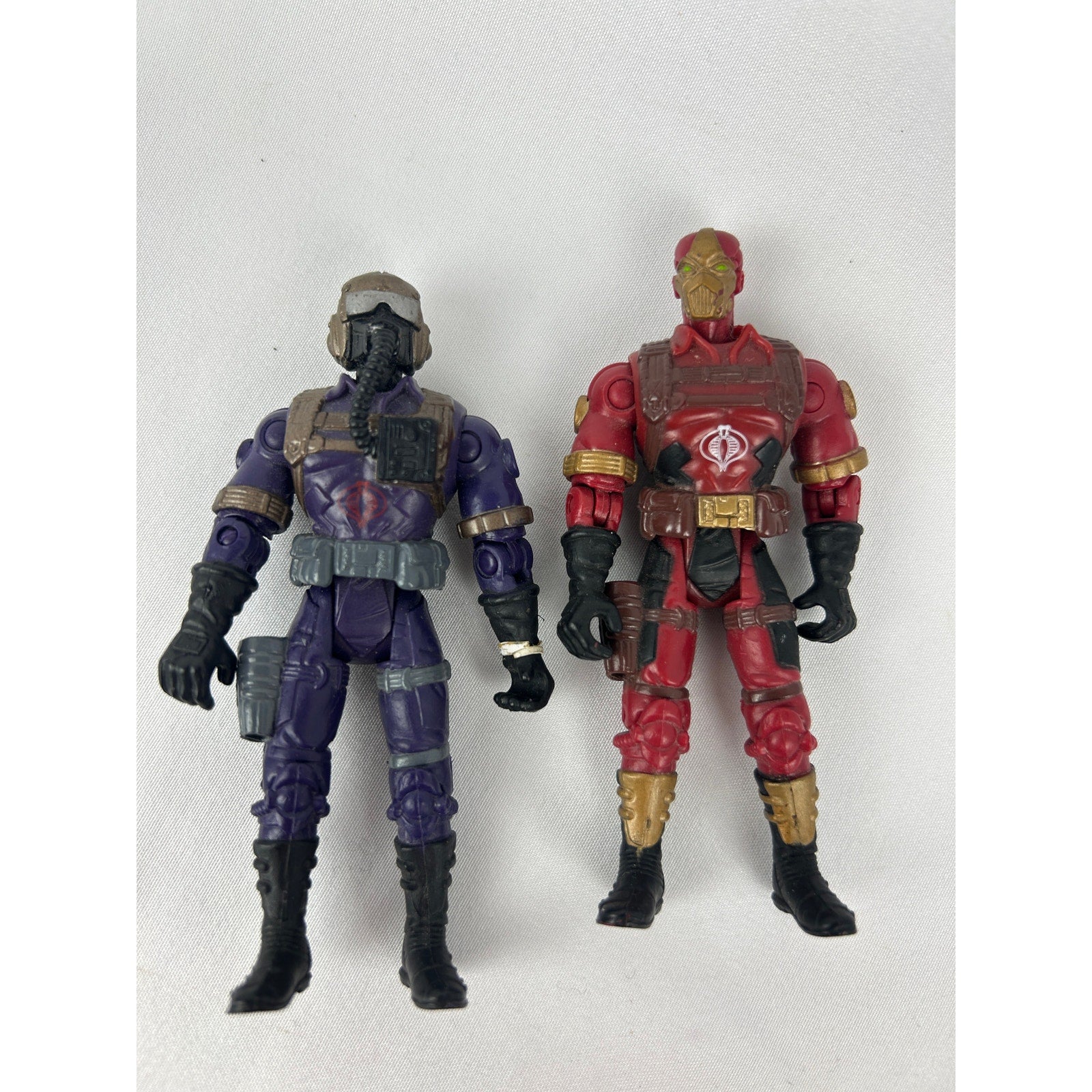 GI Joe Cobra Assault Trooper Lot Tele Viper CLAWS Sand Viper