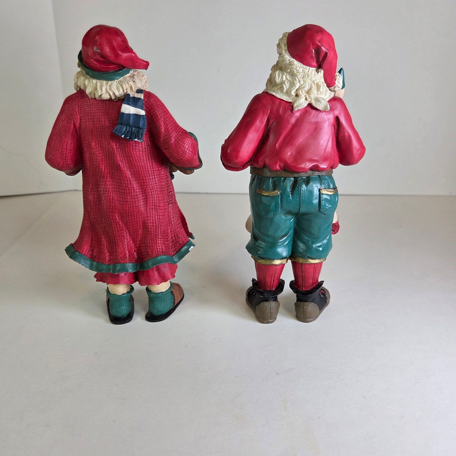 Midwest Importers Santa Pair – Christmas Figurines 9" Holiday Decor