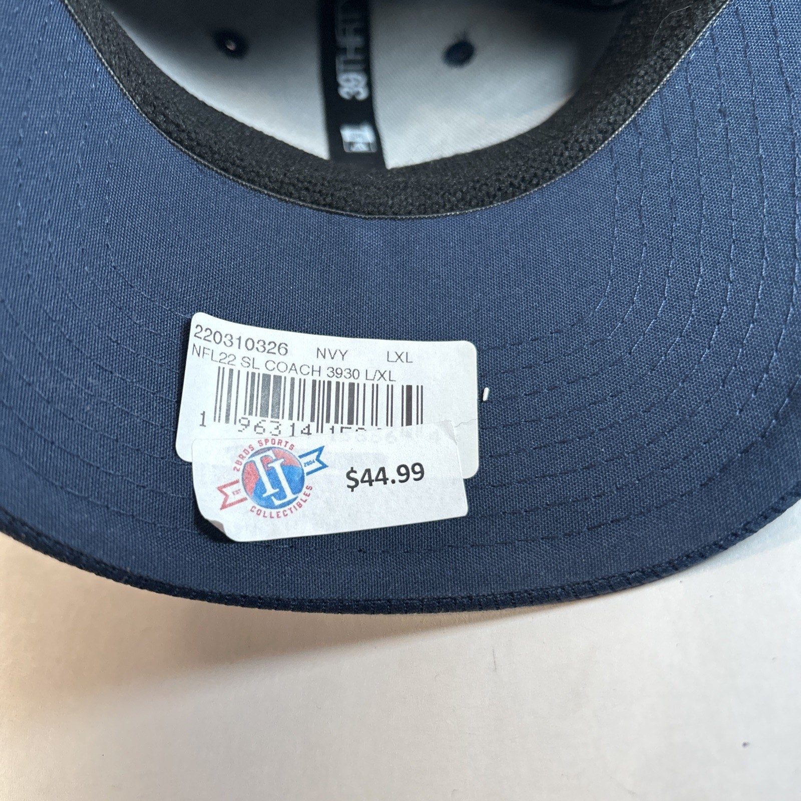 Dallas Cowboys New Era 39Thirty Large/XLarge Navy Blue Hat