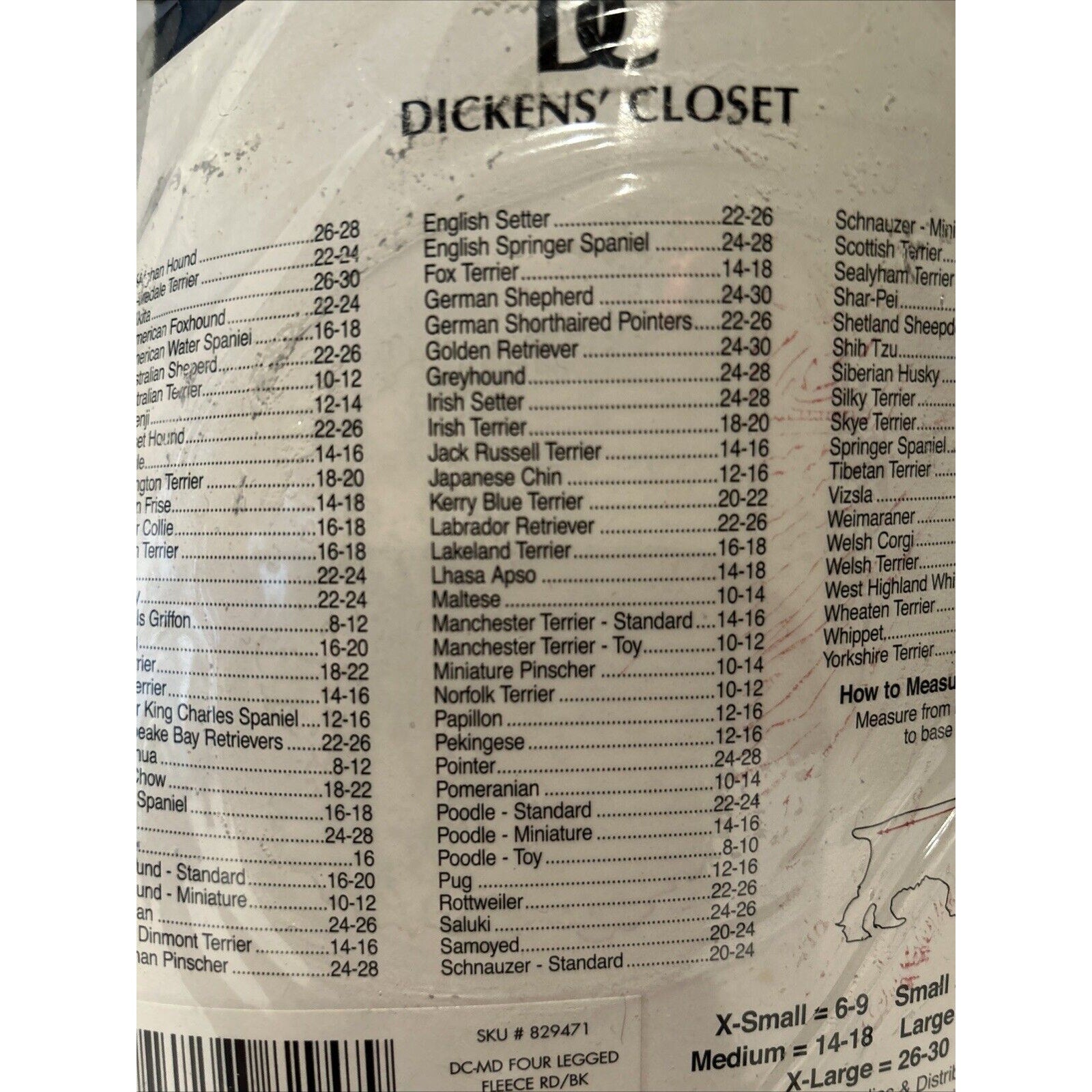 Dickens' Closet 4 Legged Tartan for Medium sized Dogs