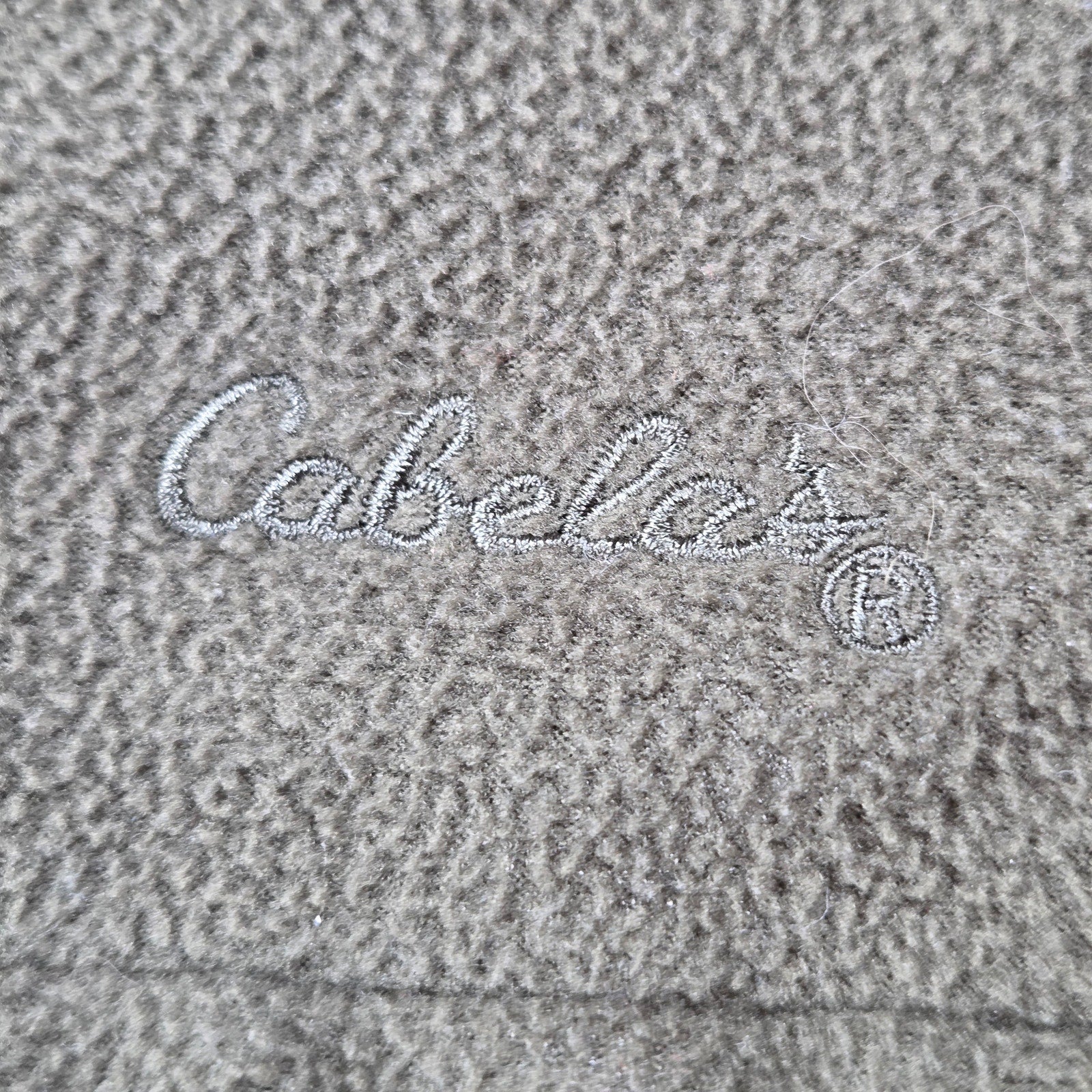 Cabela's XL Tall Full Zip Fleece Jacket Green Outdoor Hunting Polyester XLT