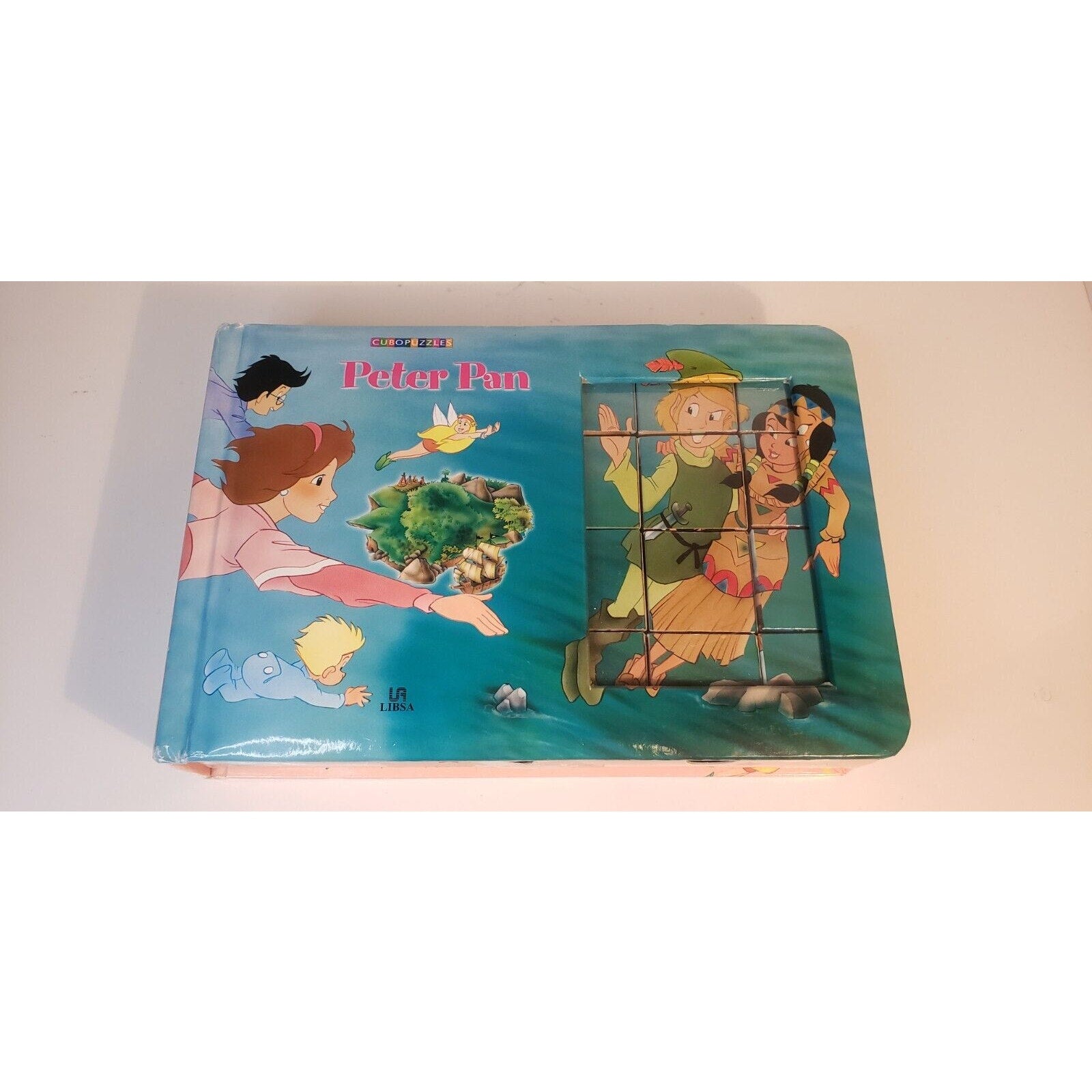 Peter Pan Cubopuzzles Interactive Puzzle Book Spanish Edition 2006