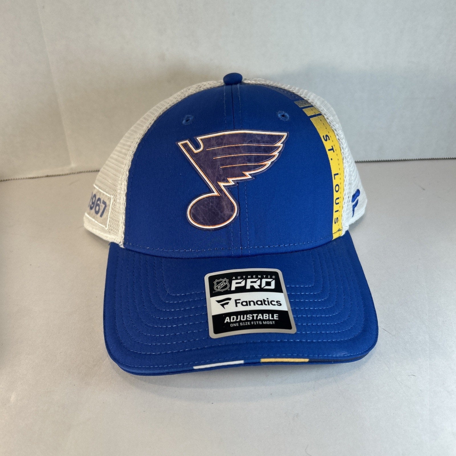 St. Louis Blues Fanatics Adjustable Mesh Hat