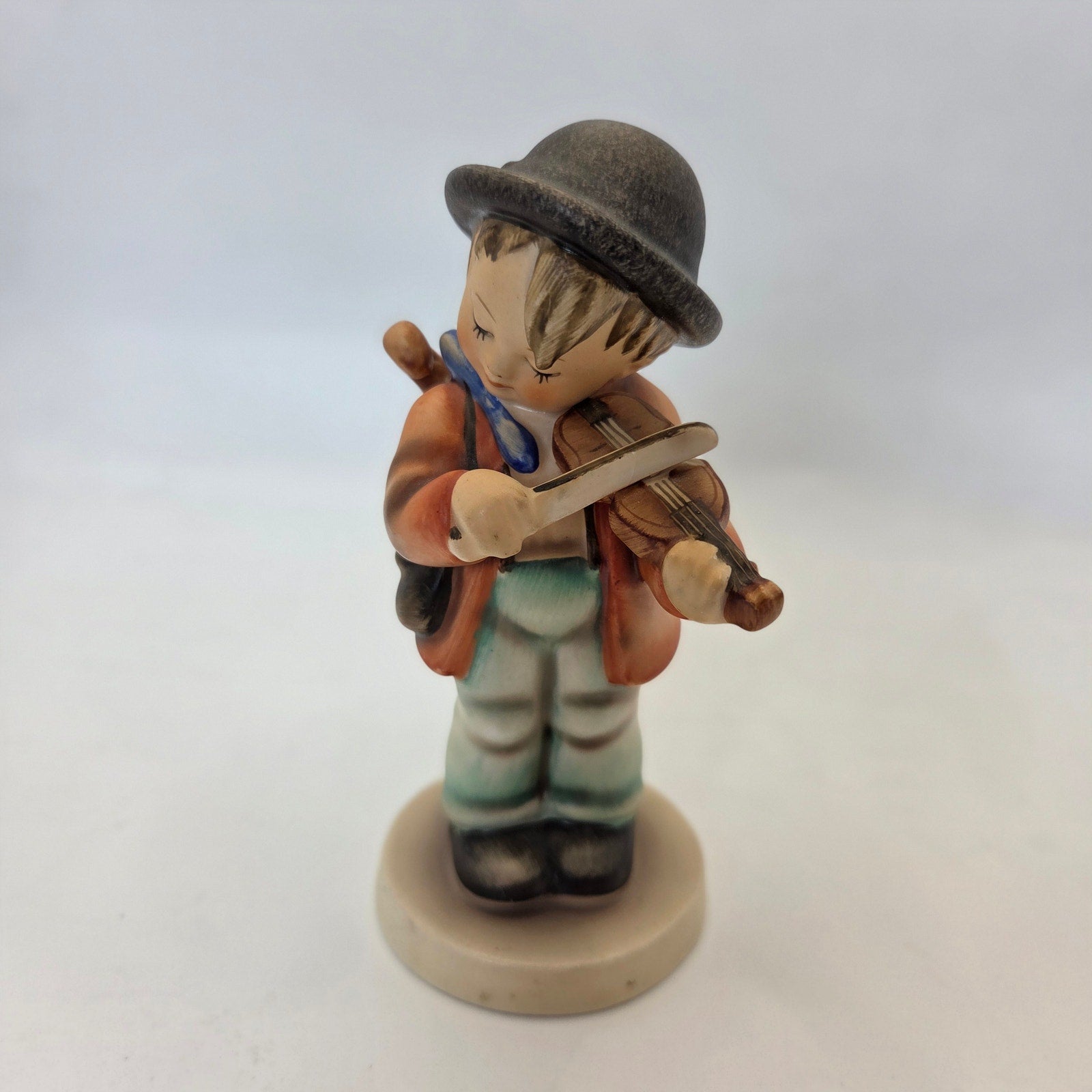 Goebel Hummel Little Fiddler Violin Boy Figurine W Germany Bee V 5in Vintage