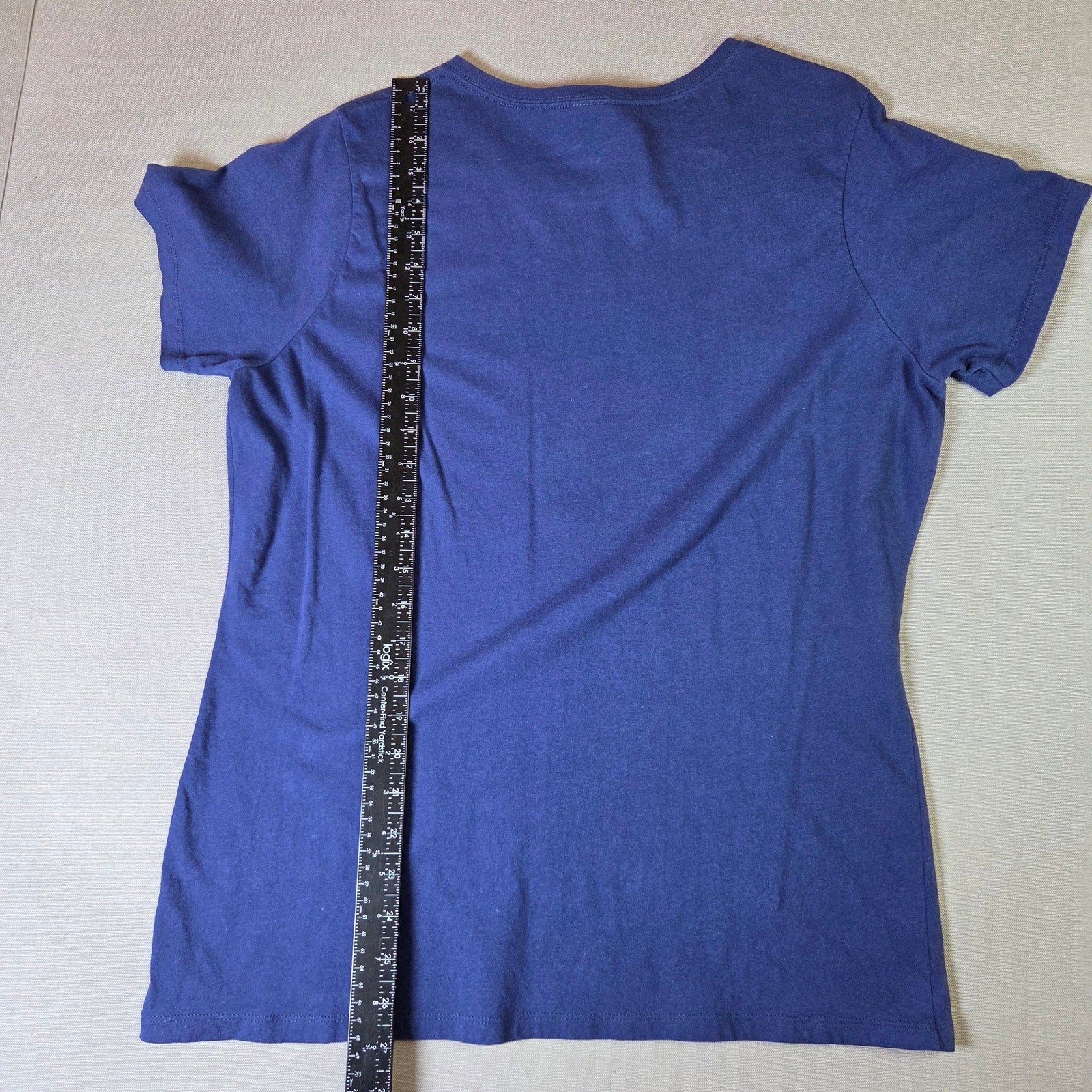 Caitlin Clark #22 Womens Large T Shirt Port & Company Blue Cotton