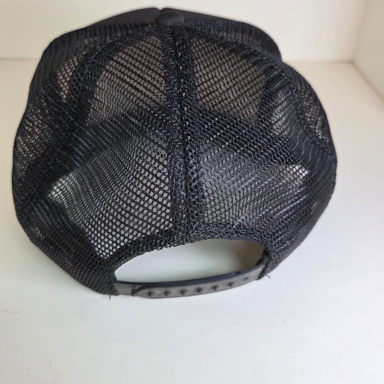 Vintage Scherer & Sons Trucking Hat St. Joseph MN Black Foam Mesh Snapback Promo