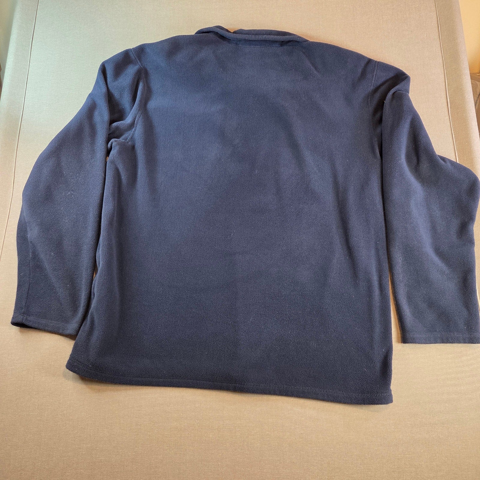 The North Face Men’s Navy Blue Quarter Zip Fleece Pullover Jacket Size Large