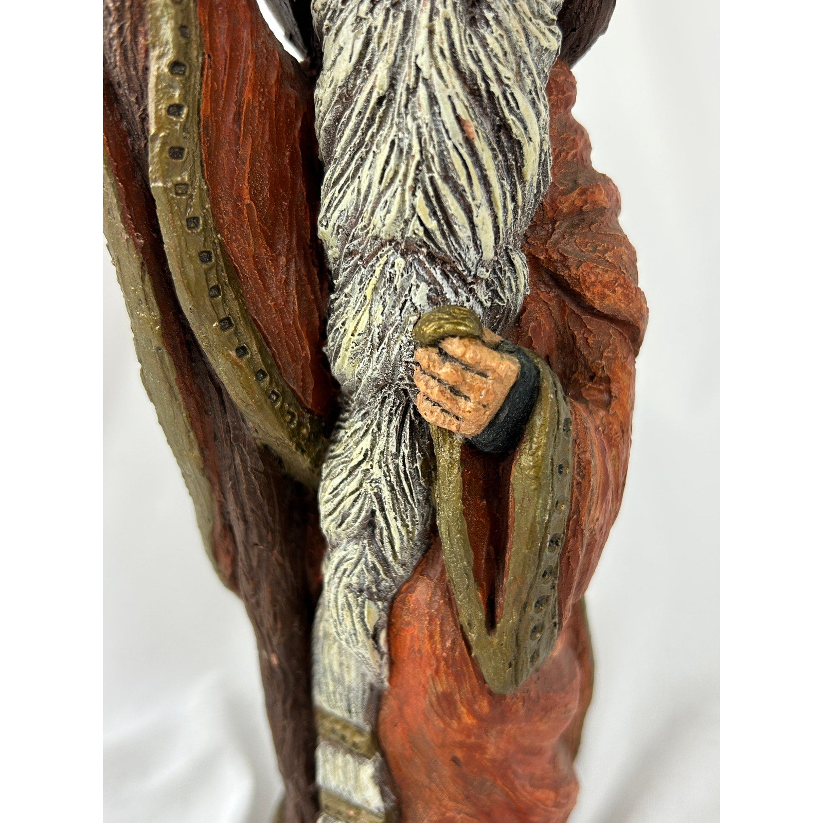 Mike Makras Gandalf Sculpture Hand Painted Wizard Figure Vintage Art 1980